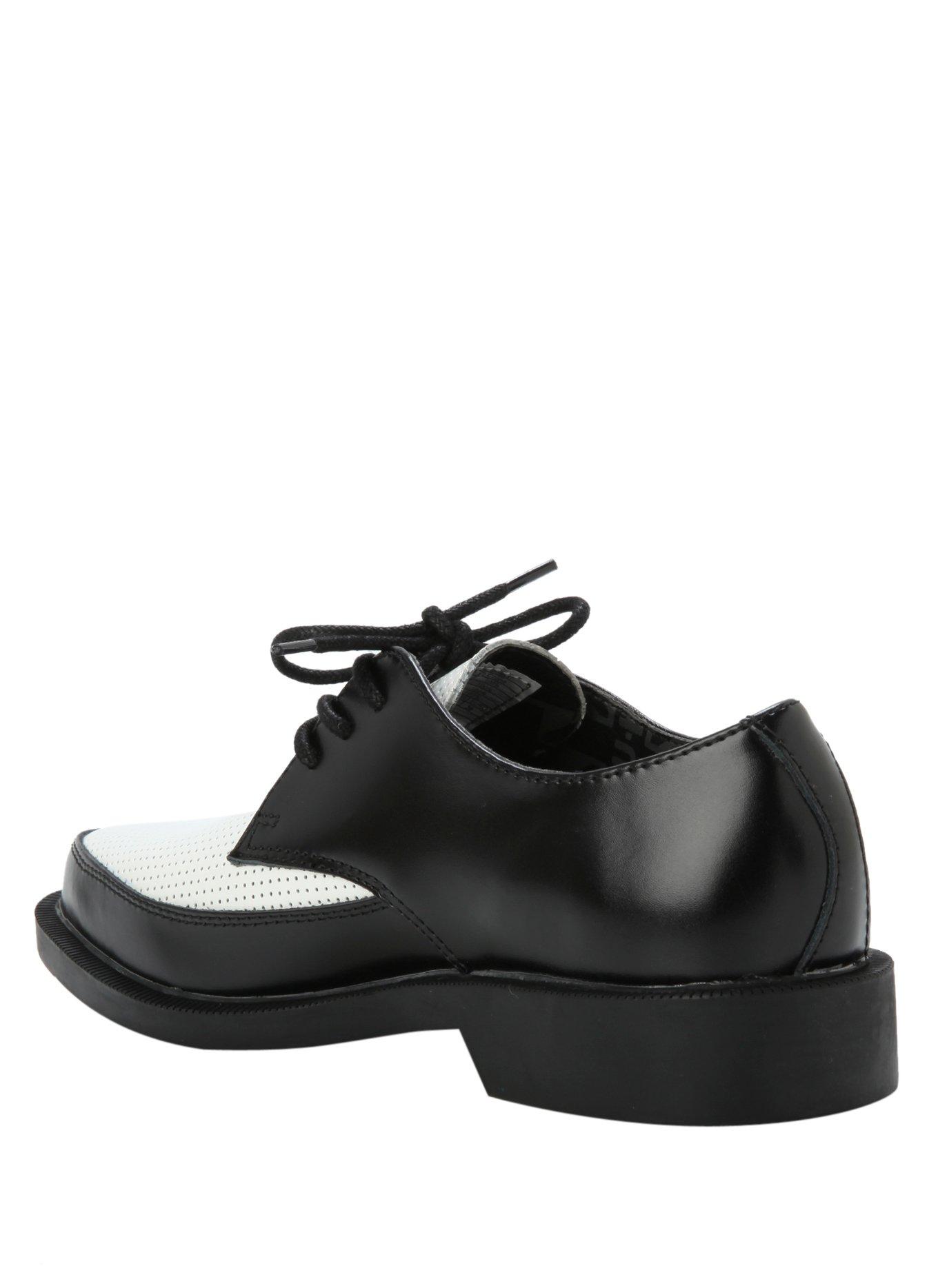 T.U.K. Black & White Jam Shoe, BLACK, alternate