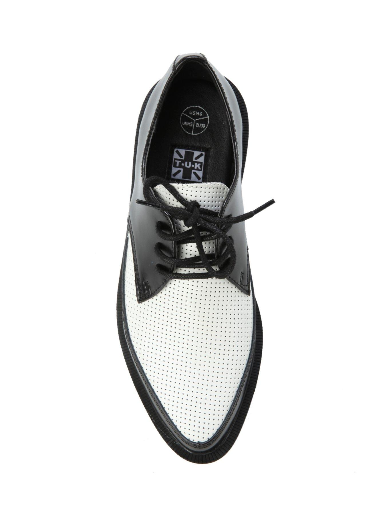 T.U.K. Black & White Jam Shoe, BLACK, alternate
