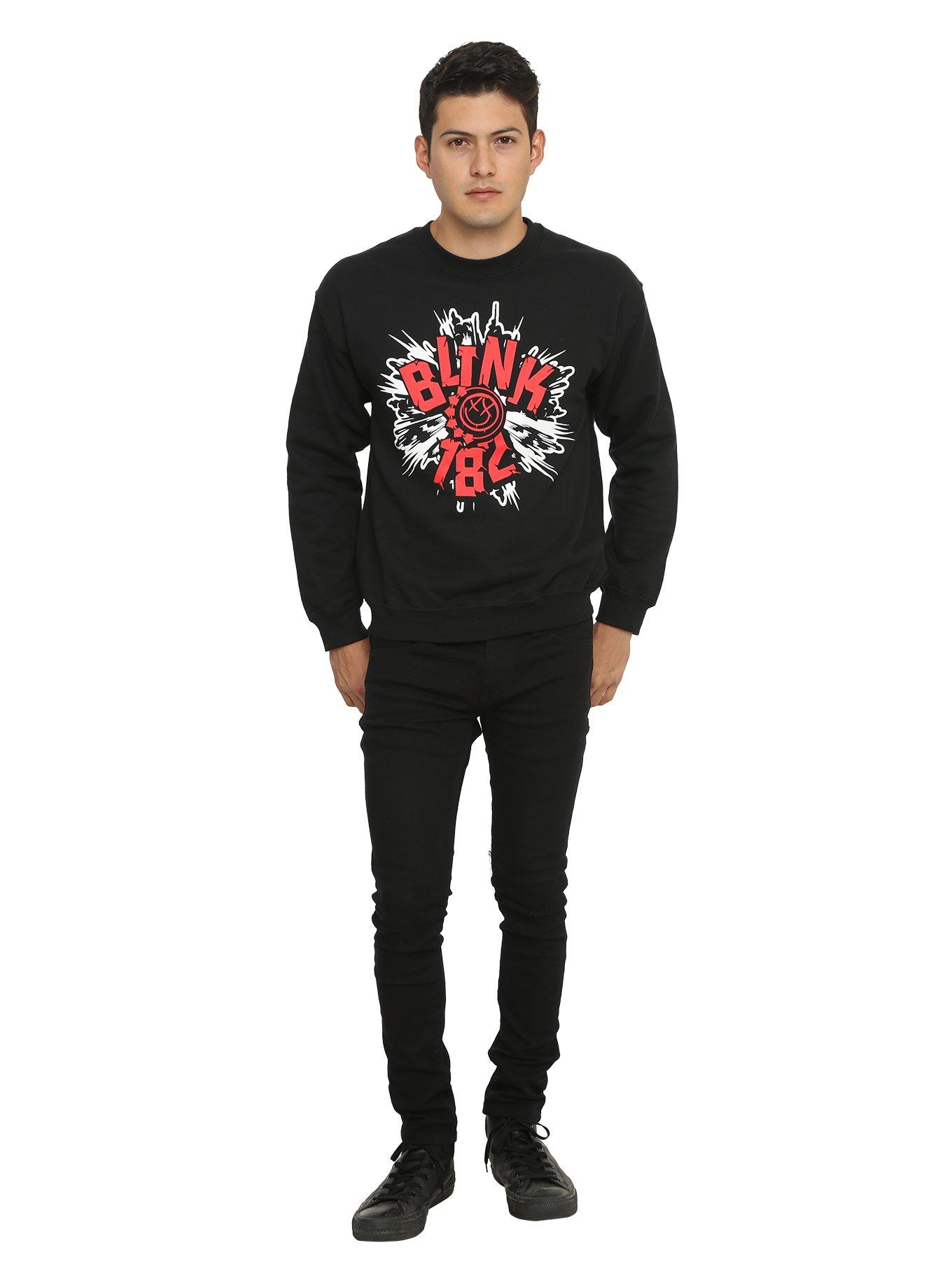 Blink-182 Exploding Logo Sweatshirt, , alternate