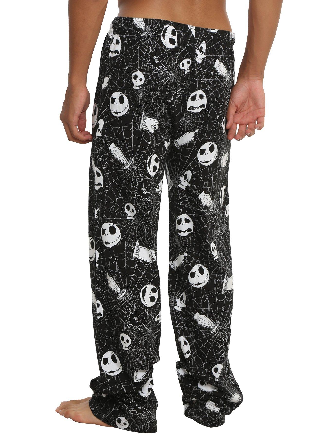 The Nightmare Before Christmas Jack Icons Guys Pajama Pants, , alternate