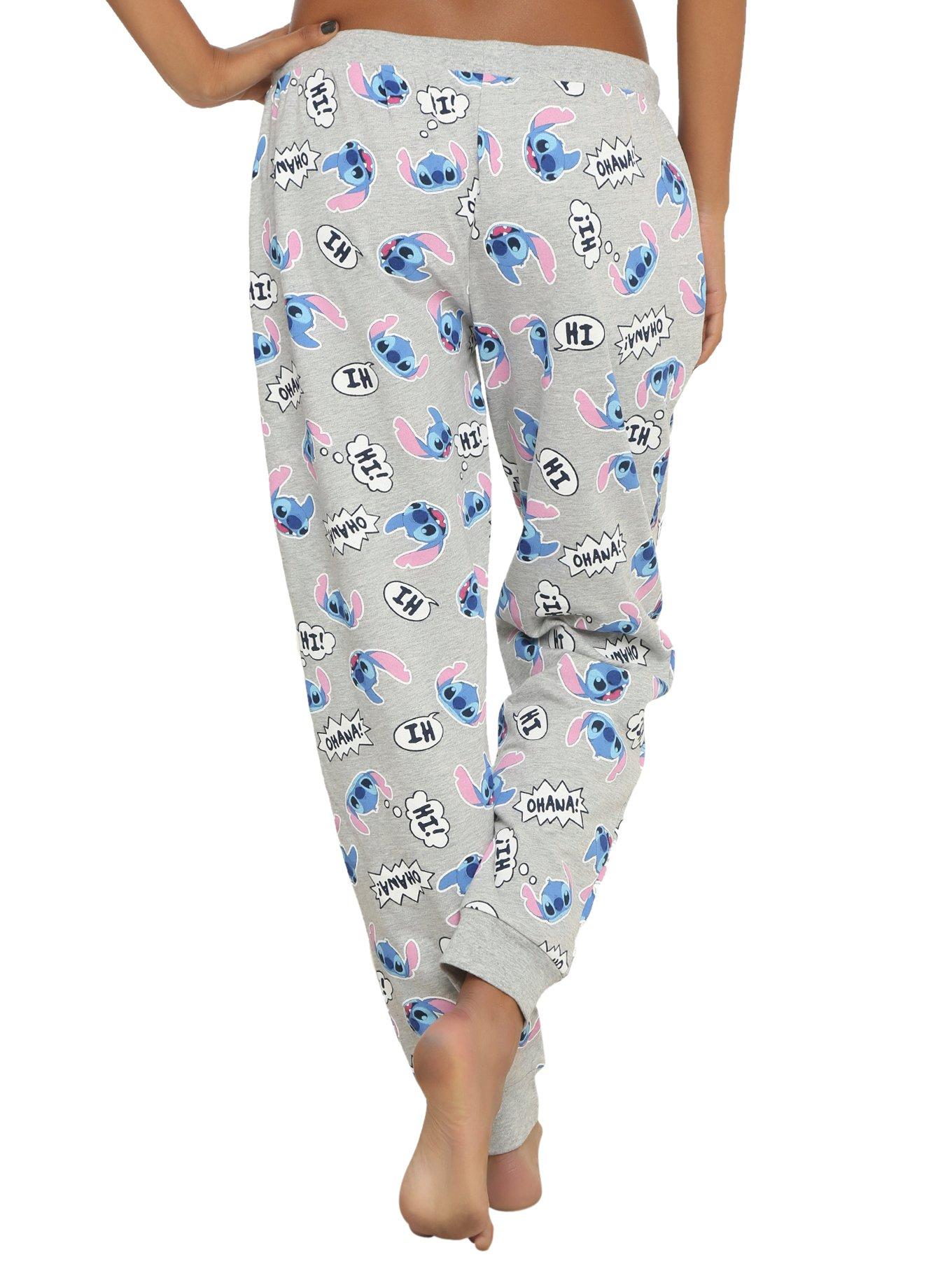 Disney Lilo & Stitch Tossed Stitch Girls Jogger Pants, , alternate