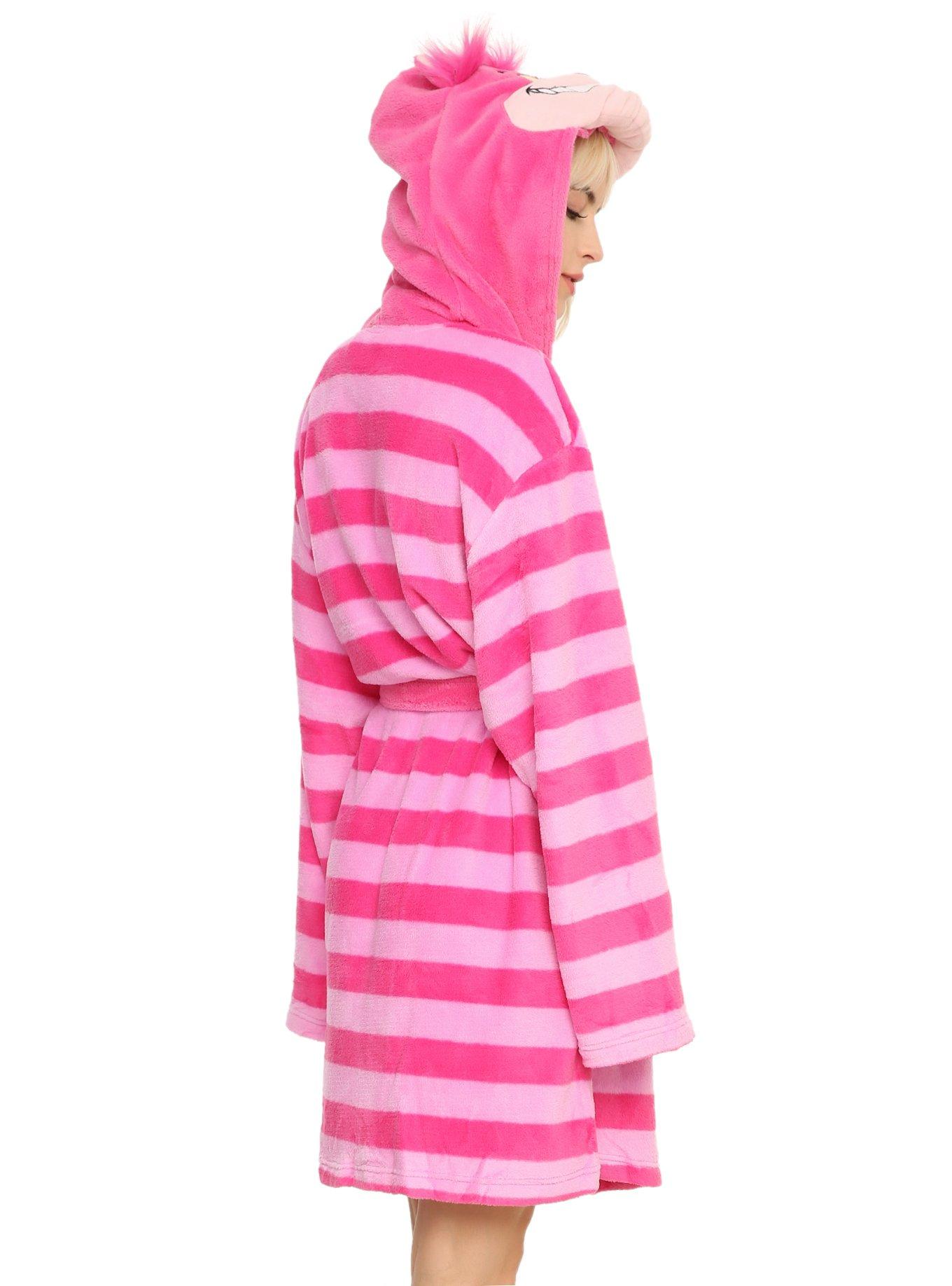 Disney Alice In Wonderland Cheshire Cat Girls Hooded Robe, , alternate