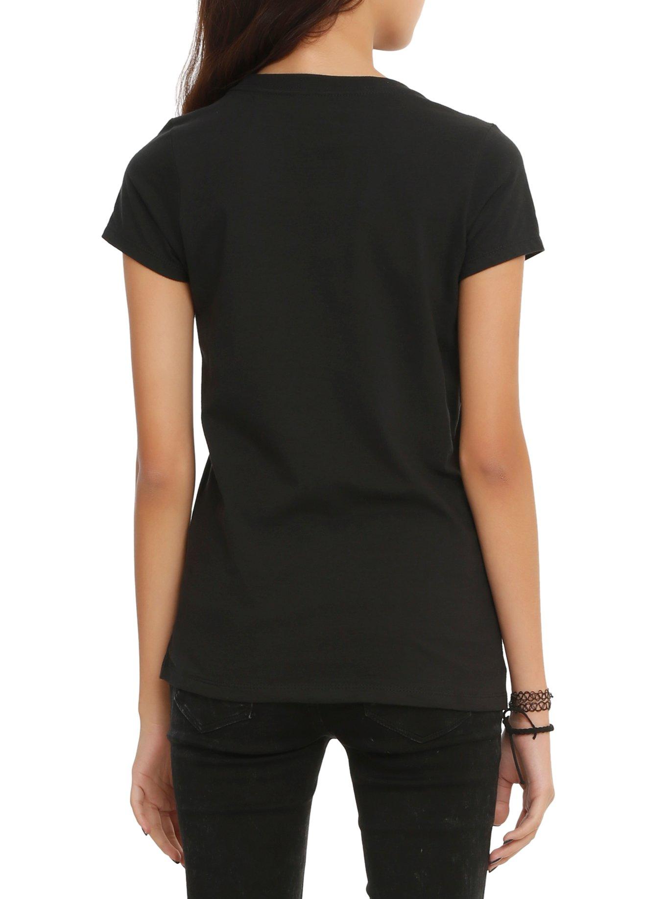 Death Note Rules Girls T-Shirt, BLACK, alternate