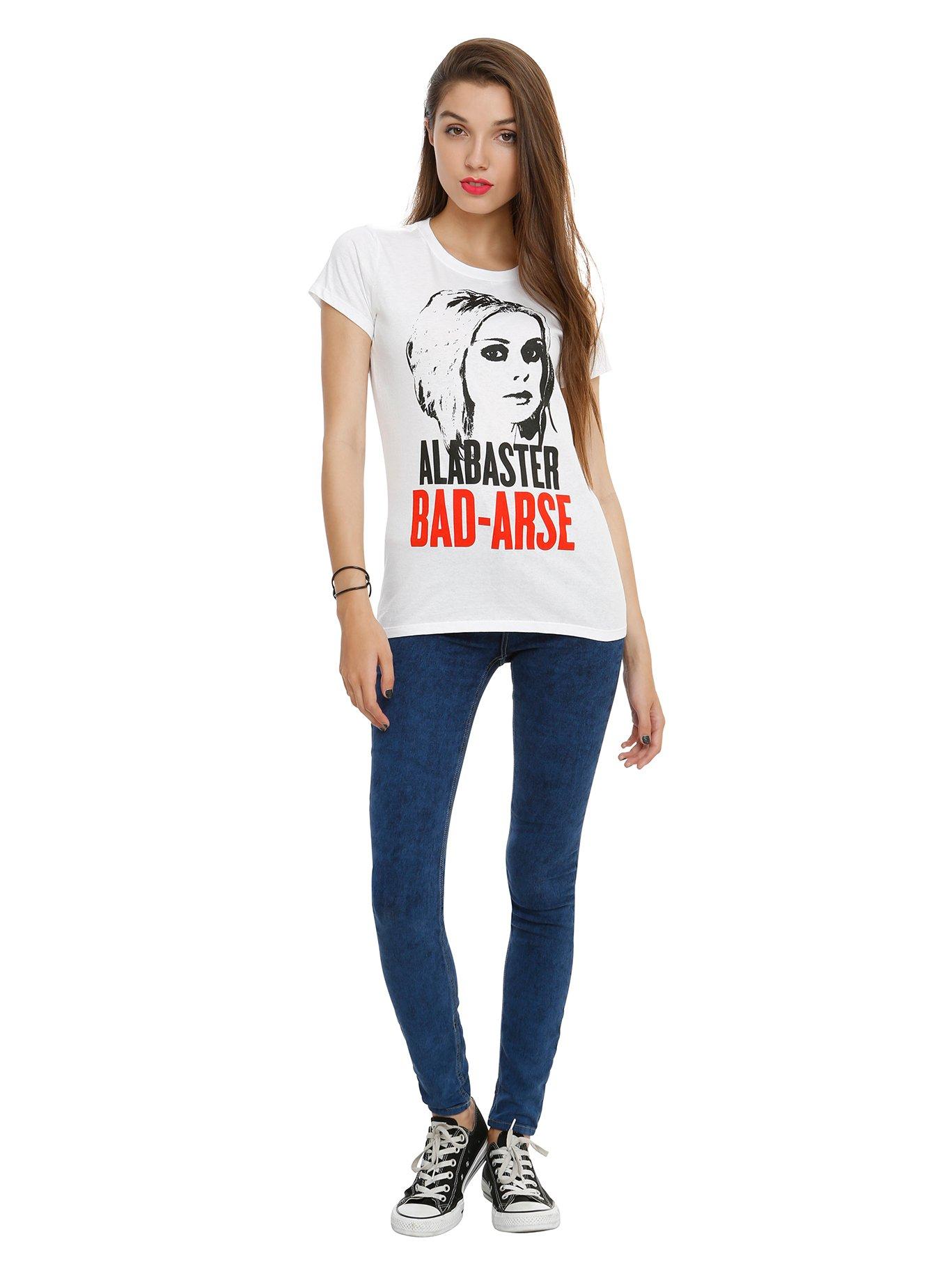 iZombie Alabaster Bad-Arse Girls T-Shirt, BLACK, alternate