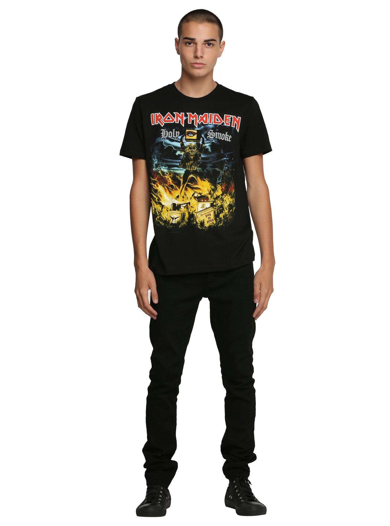 Iron Maiden Holy Smoke T-Shirt, BLACK, alternate