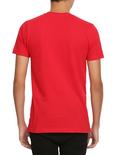5 Seconds Of Summer Winged Heart Skull T-Shirt, RED, alternate