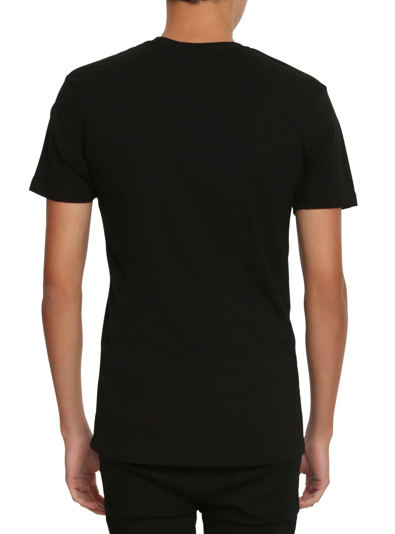 Never Shout Never Black Cat T-Shirt, BLACK, alternate
