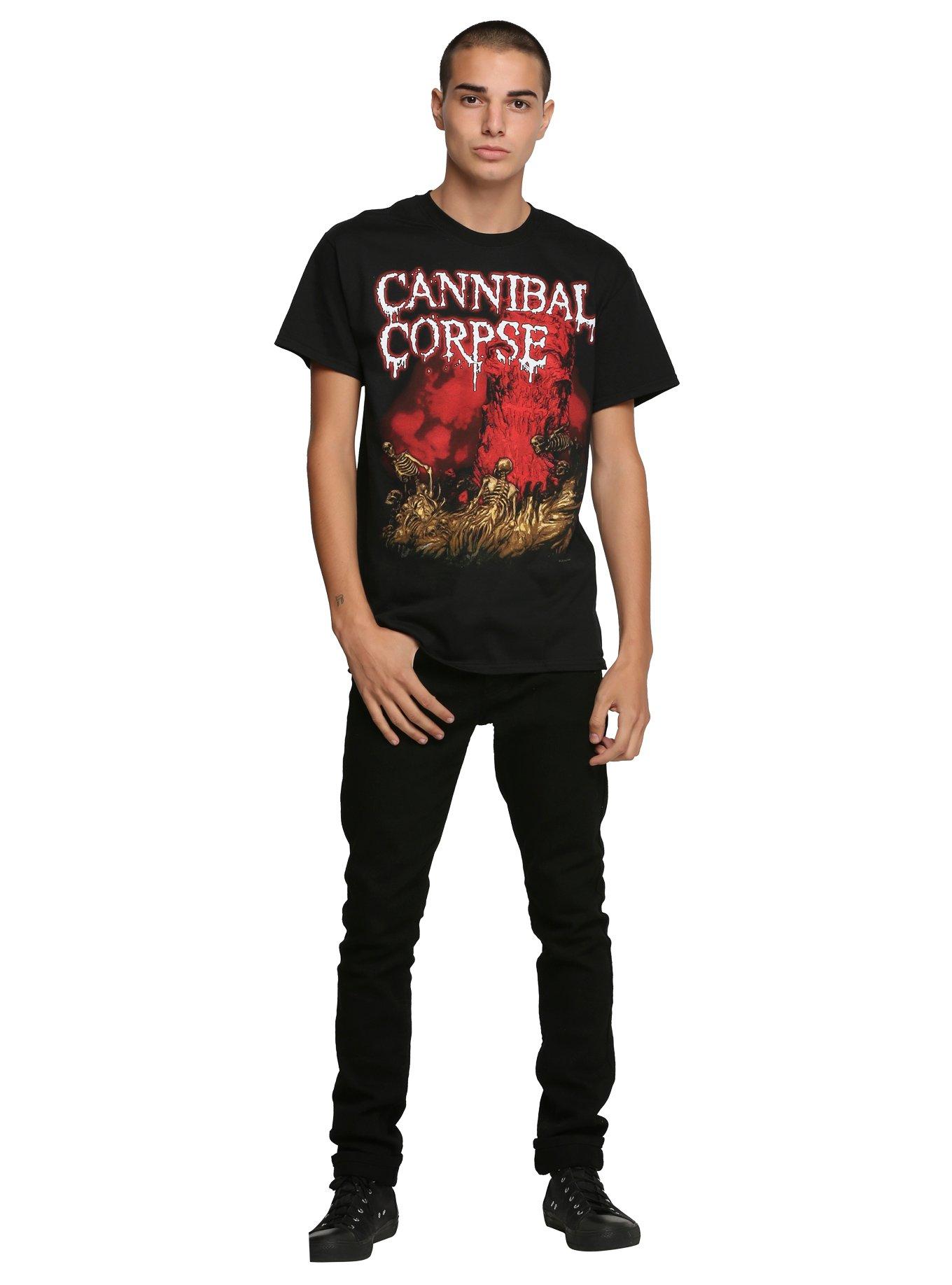 Cannibal Corpse Skeletons T-Shirt, BLACK, alternate