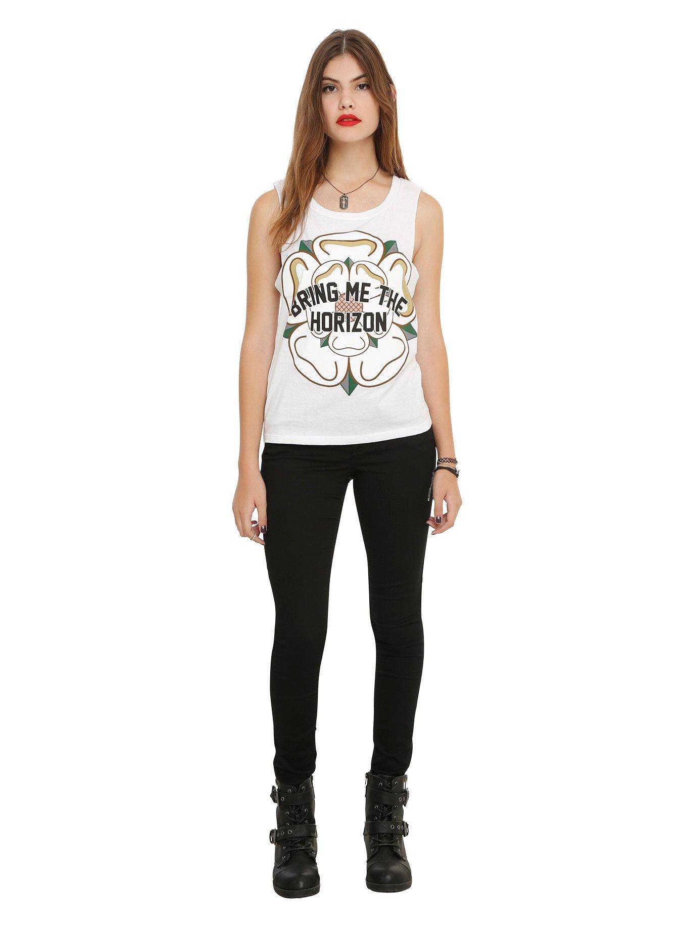 Bring Me The Horizon Flower Girls Muscle Top, , alternate