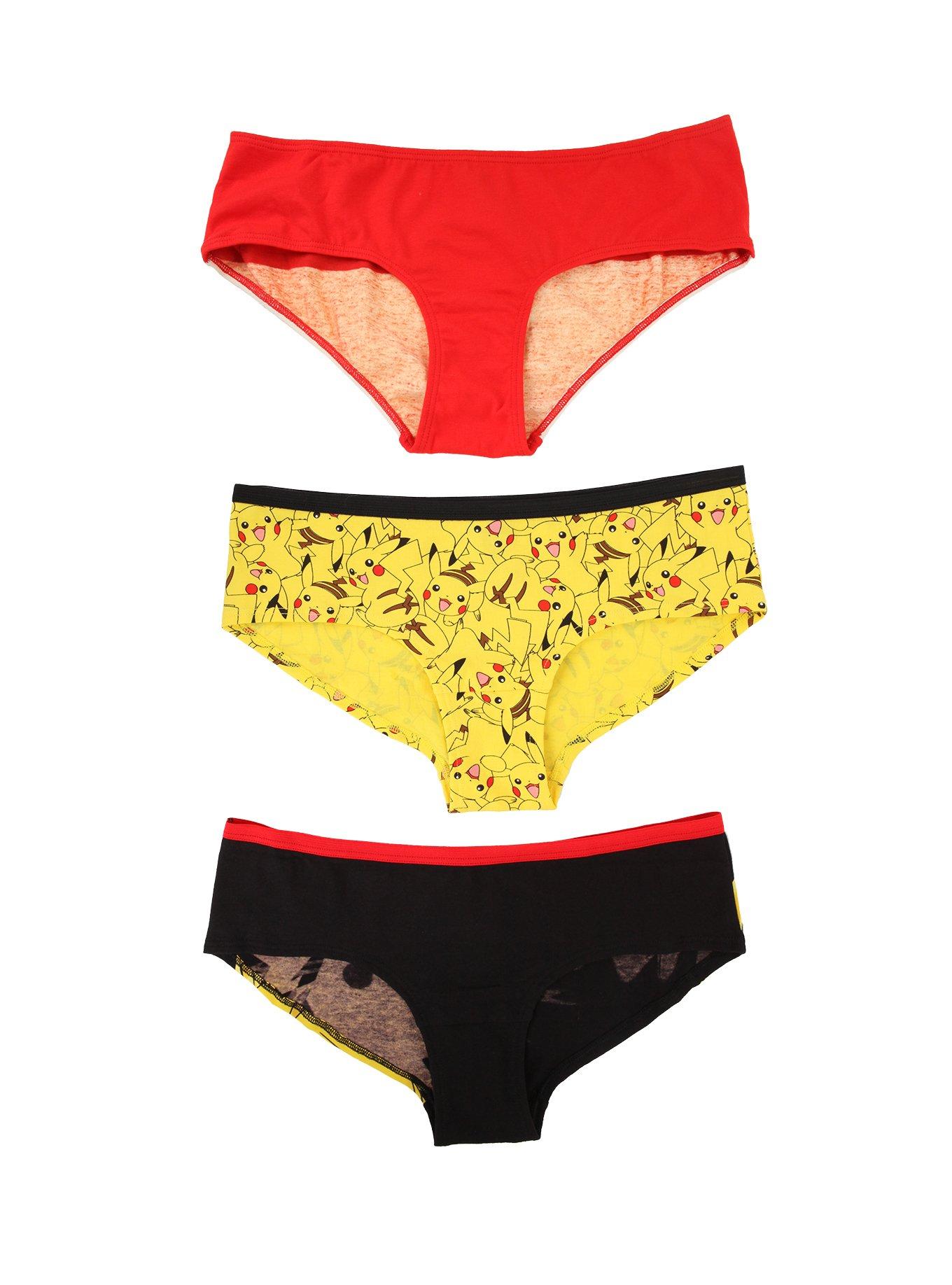 Pokemon Pikachu Poke Ball Panty Set