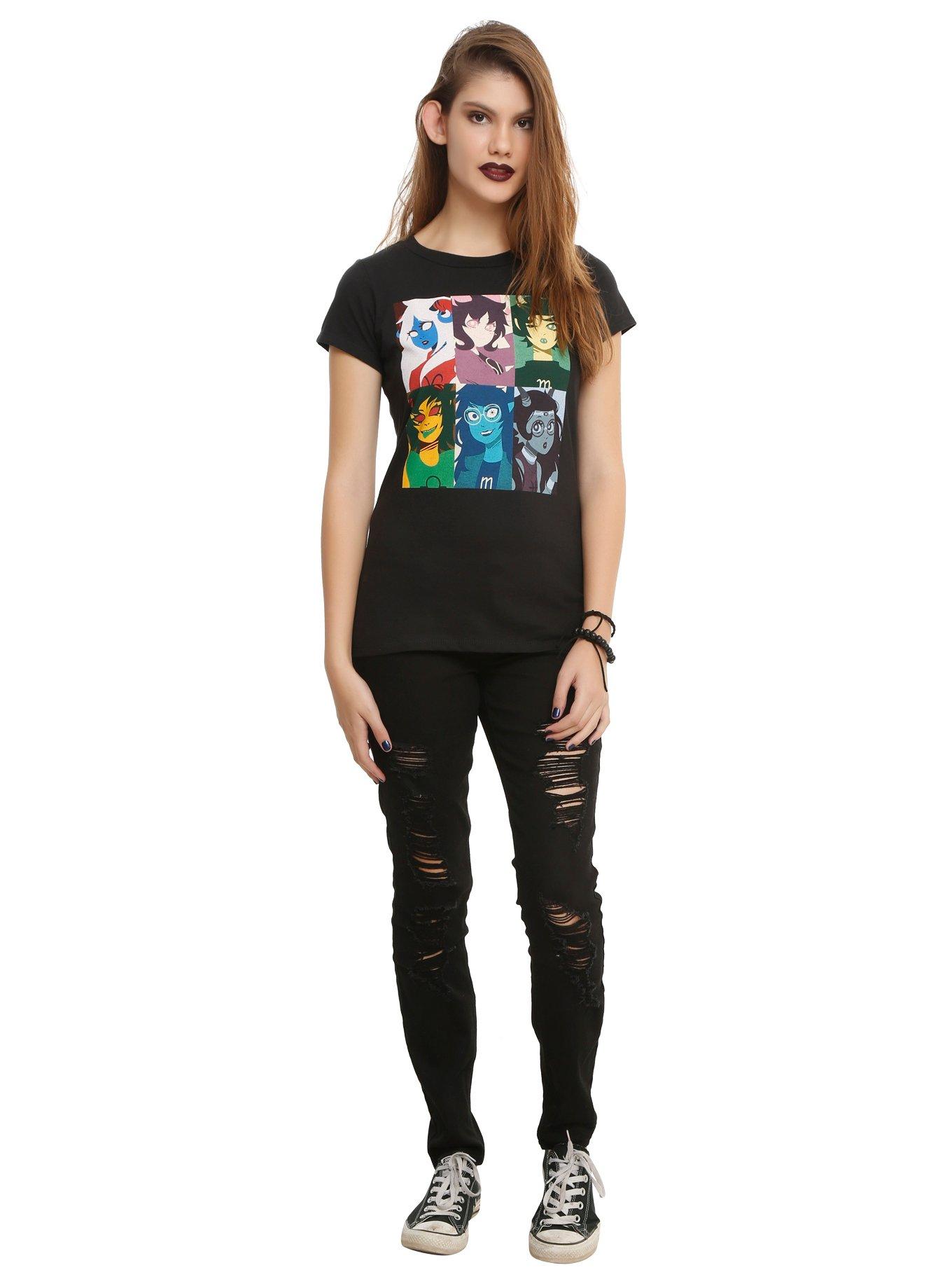 Homestuck Lovely Lady Trolls Girls T-Shirt, , alternate