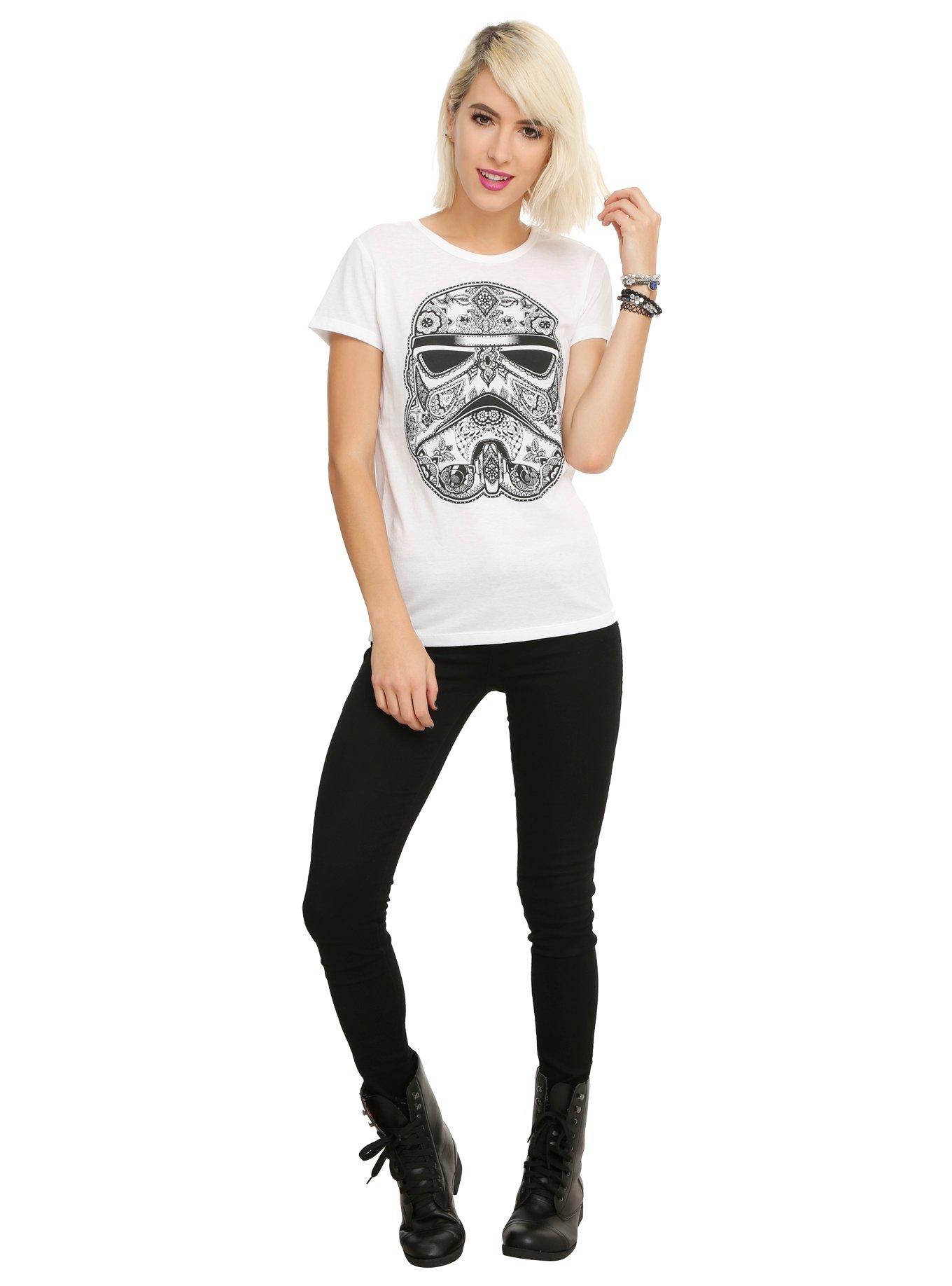 Star Wars Henna Stormtrooper Girls T-Shirt, , alternate