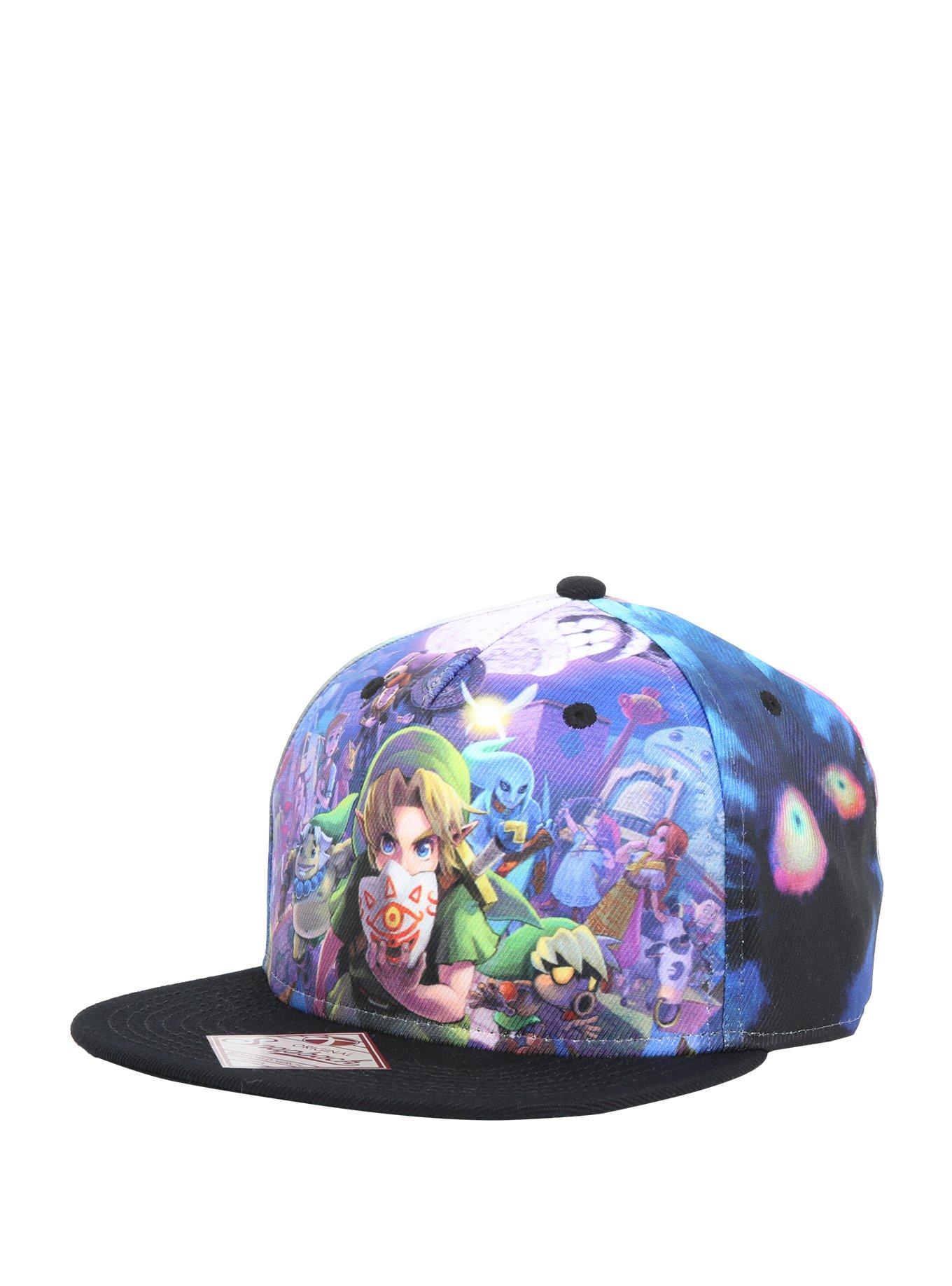 The Legend Of Zelda: Majora's Mask 3D Allover Snapback Hat, , alternate