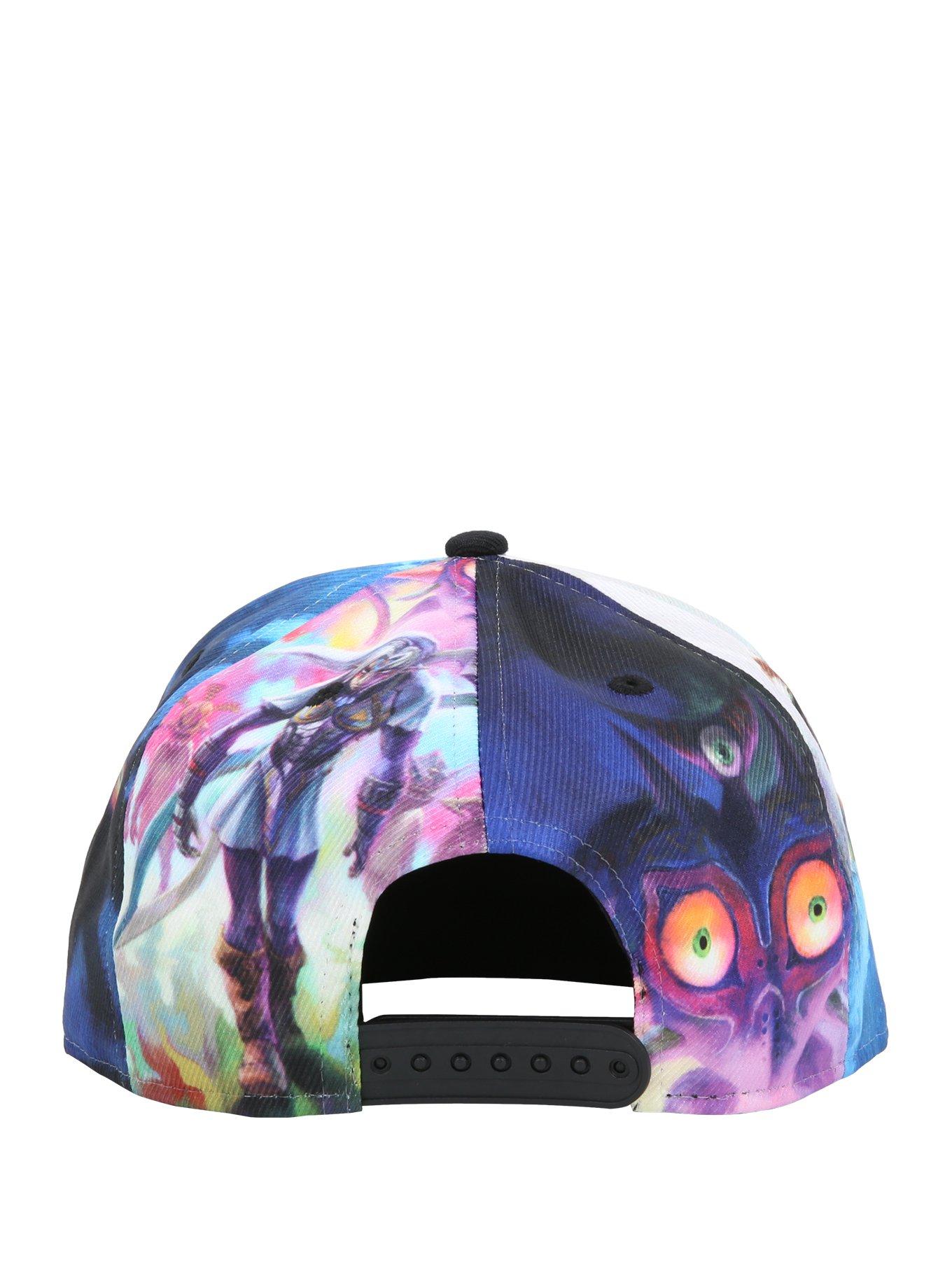 The Legend Of Zelda: Majora's Mask 3D Allover Snapback Hat, , alternate