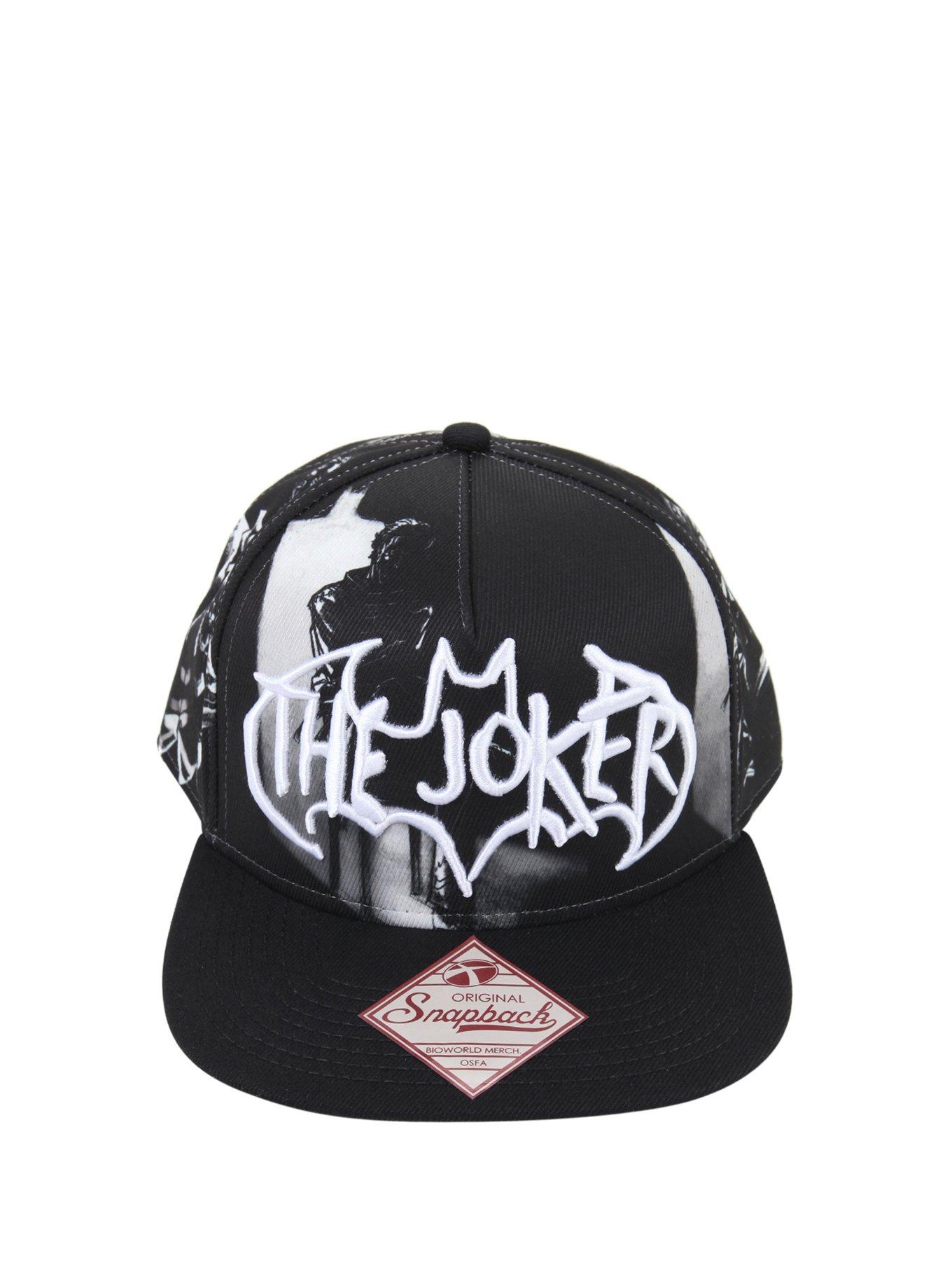 DC Comics The Joker Collage Snapback Hat, , alternate