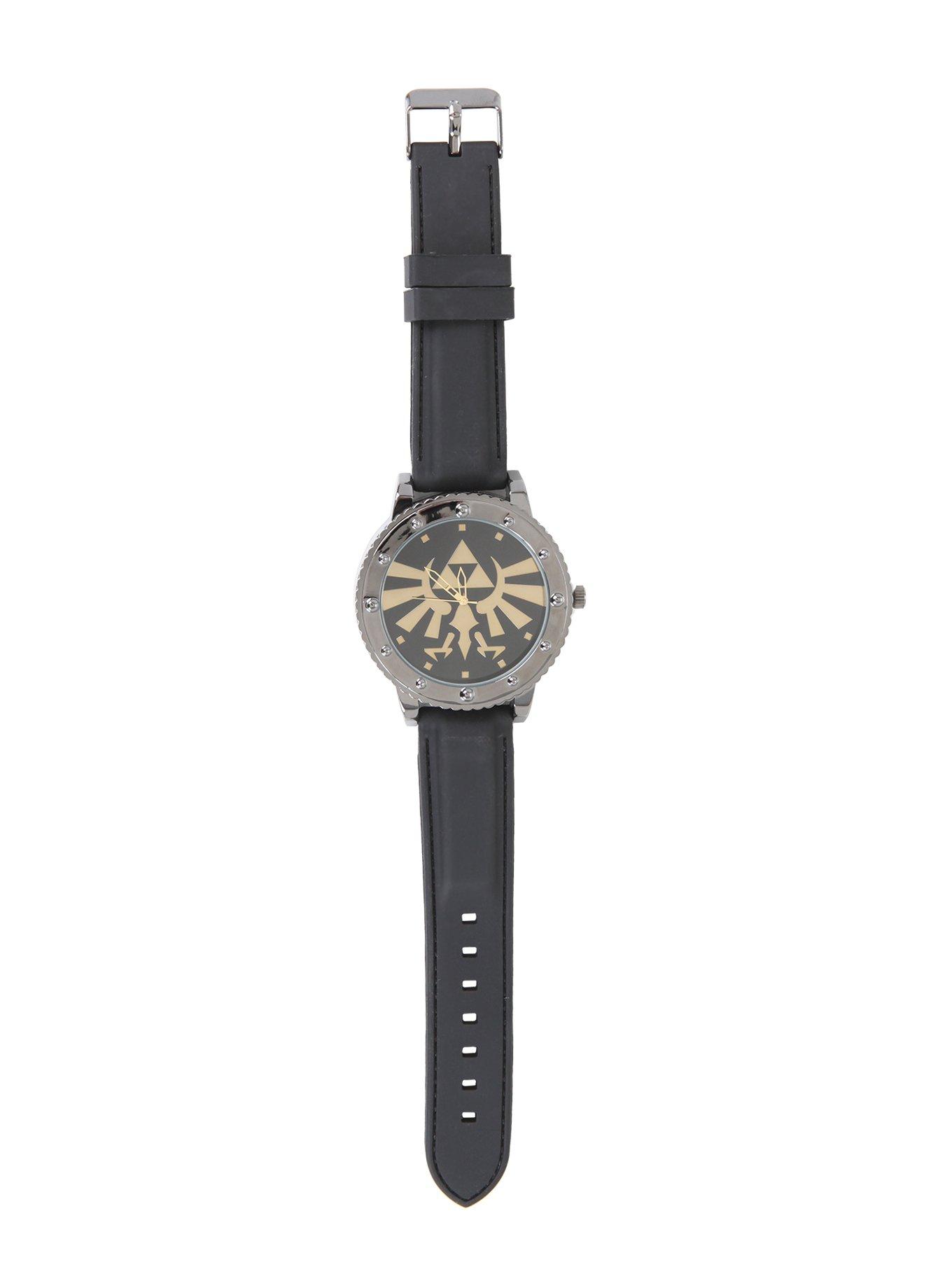 The Legend Of Zelda Triforce Rubber Strap Watch, , alternate