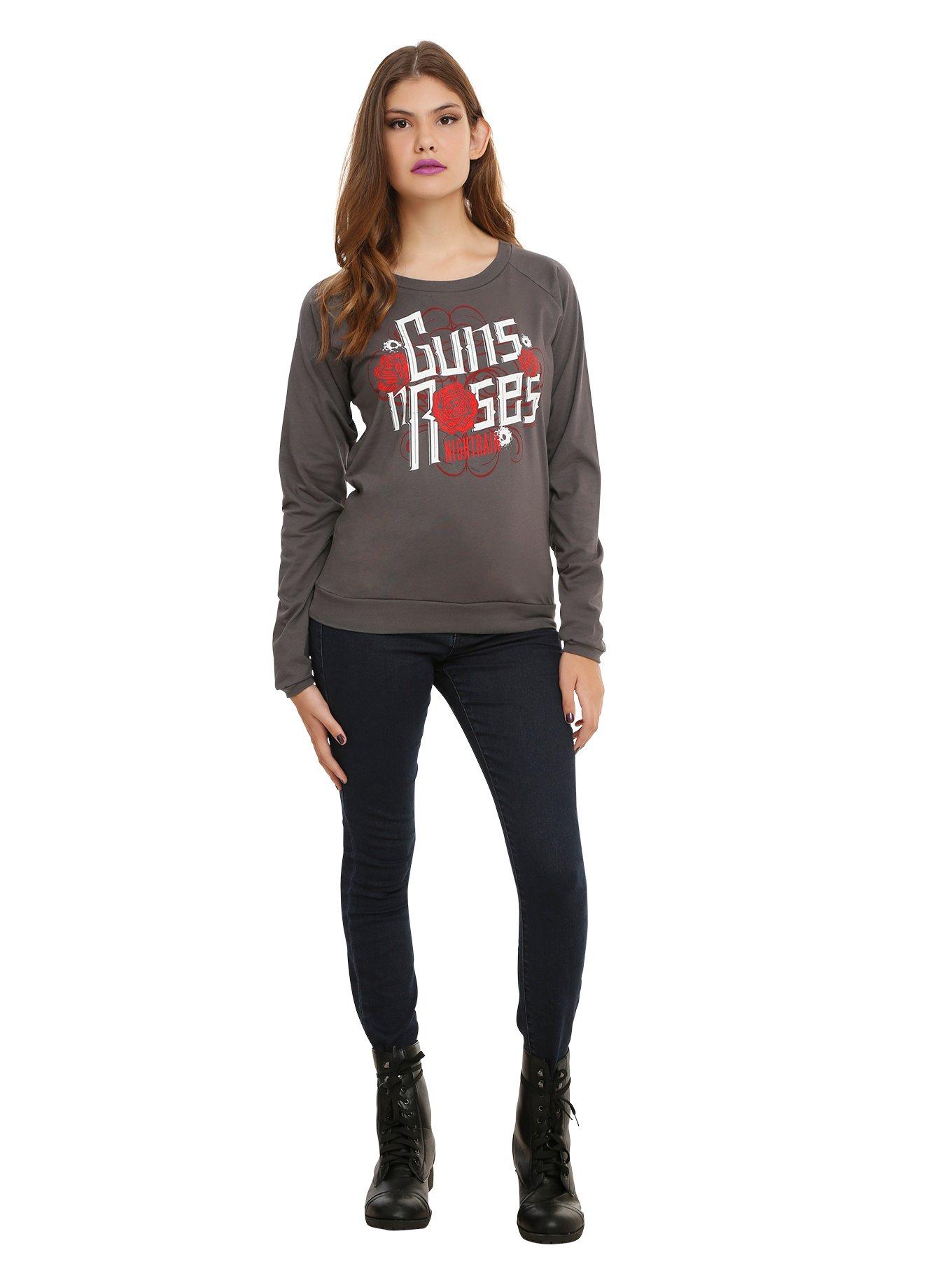 Guns N' Roses Nightrain Girls Pullover Top, , alternate