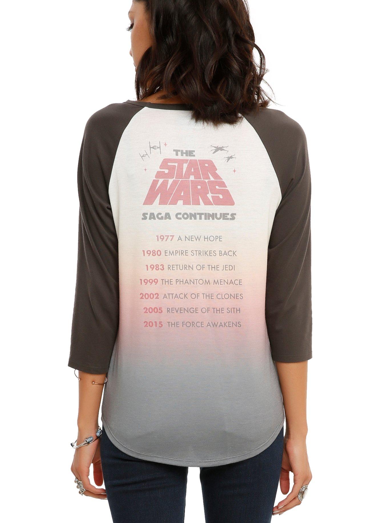 Star Wars: The Force Awakens Tour Girls Raglan, , alternate