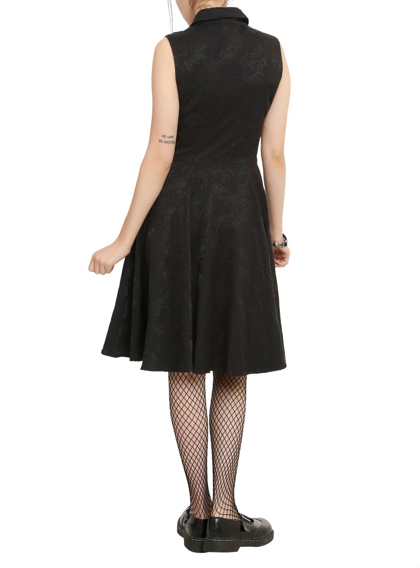 Black Rose Dress, BLACK, alternate