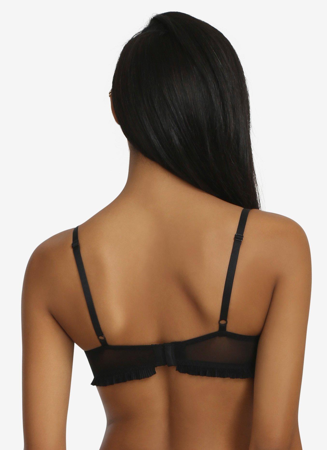 Pleated Bra, , alternate