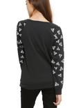 Fall Out Boy Crown Logo Girls Pullover Top, , alternate