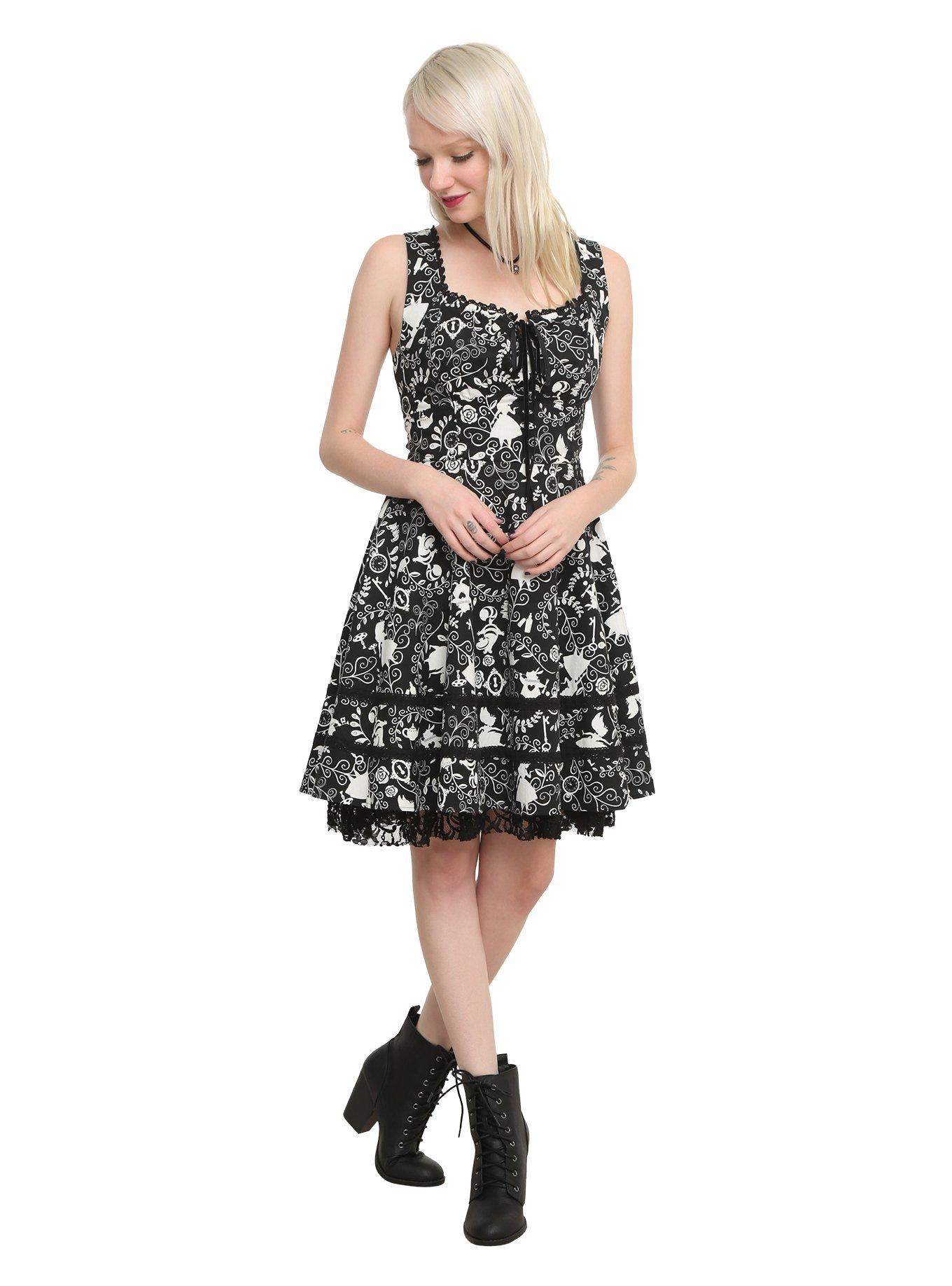 Disney Alice In Wonderland Sweetheart Dress, , alternate