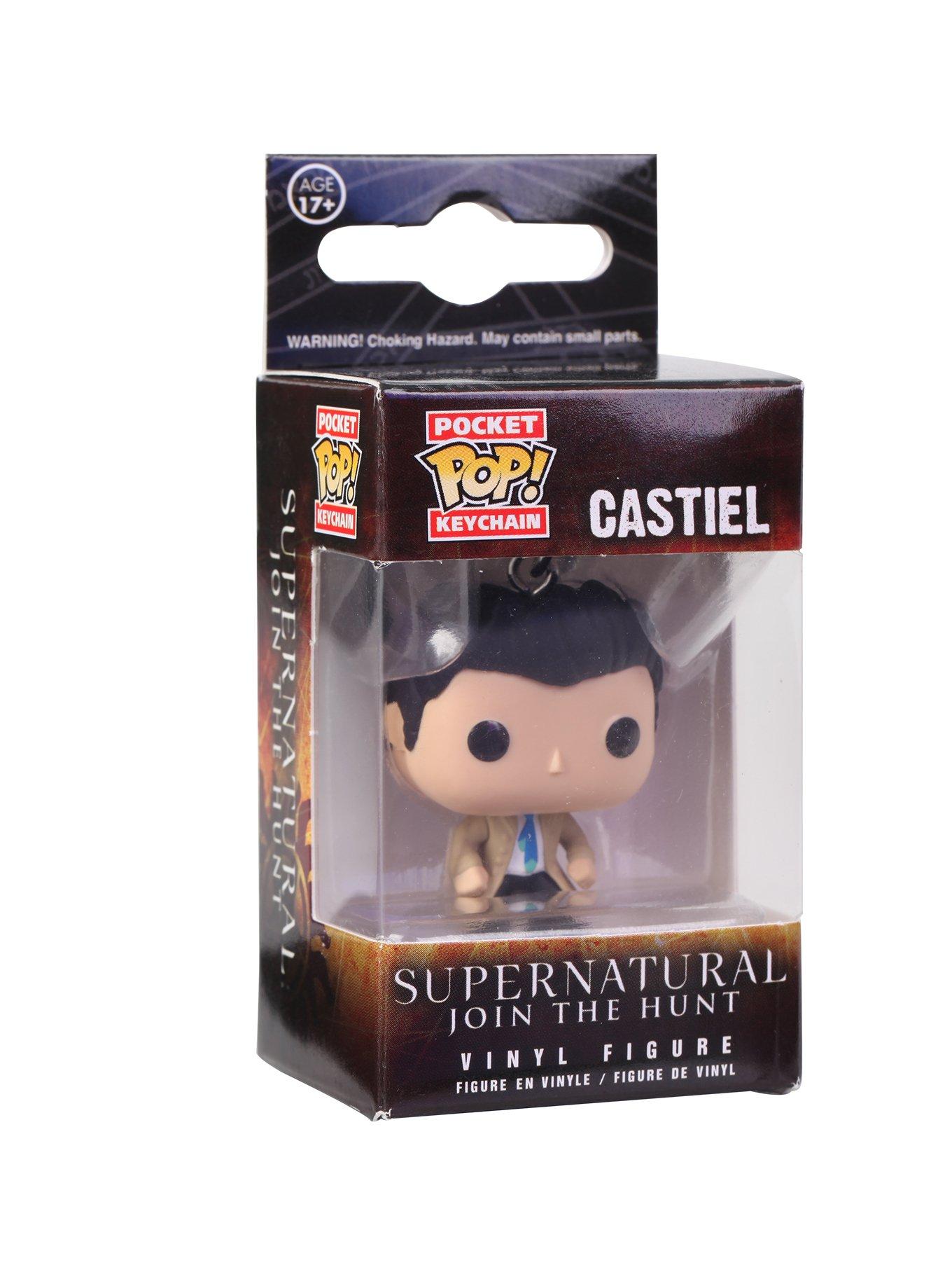 Porte-clés Funko Pop Supernatural – Figurine Castiel En Vinyle – Collection Pocket Pop !