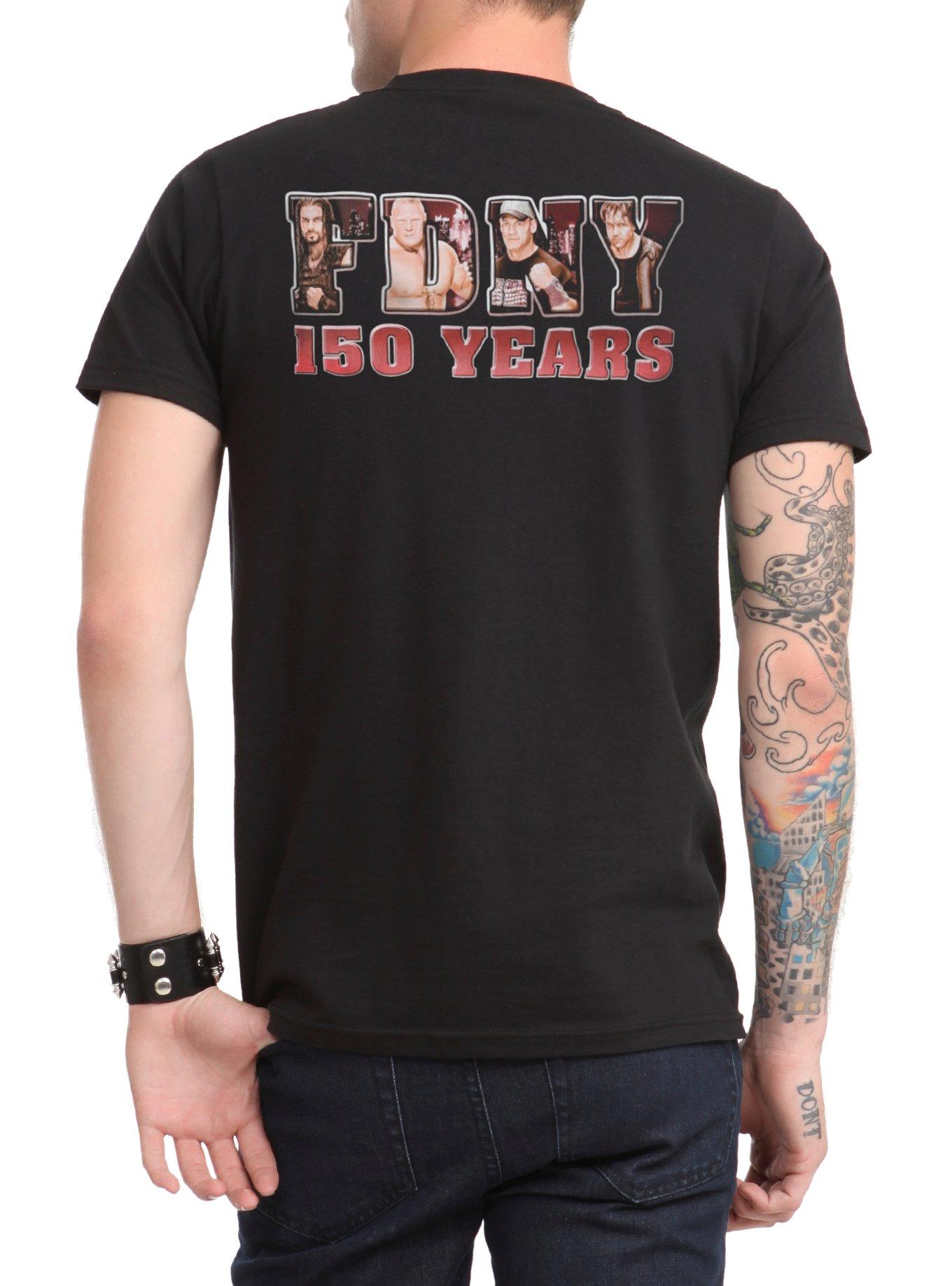 WWE SummerSlam FDNY T-Shirt, BLACK, alternate