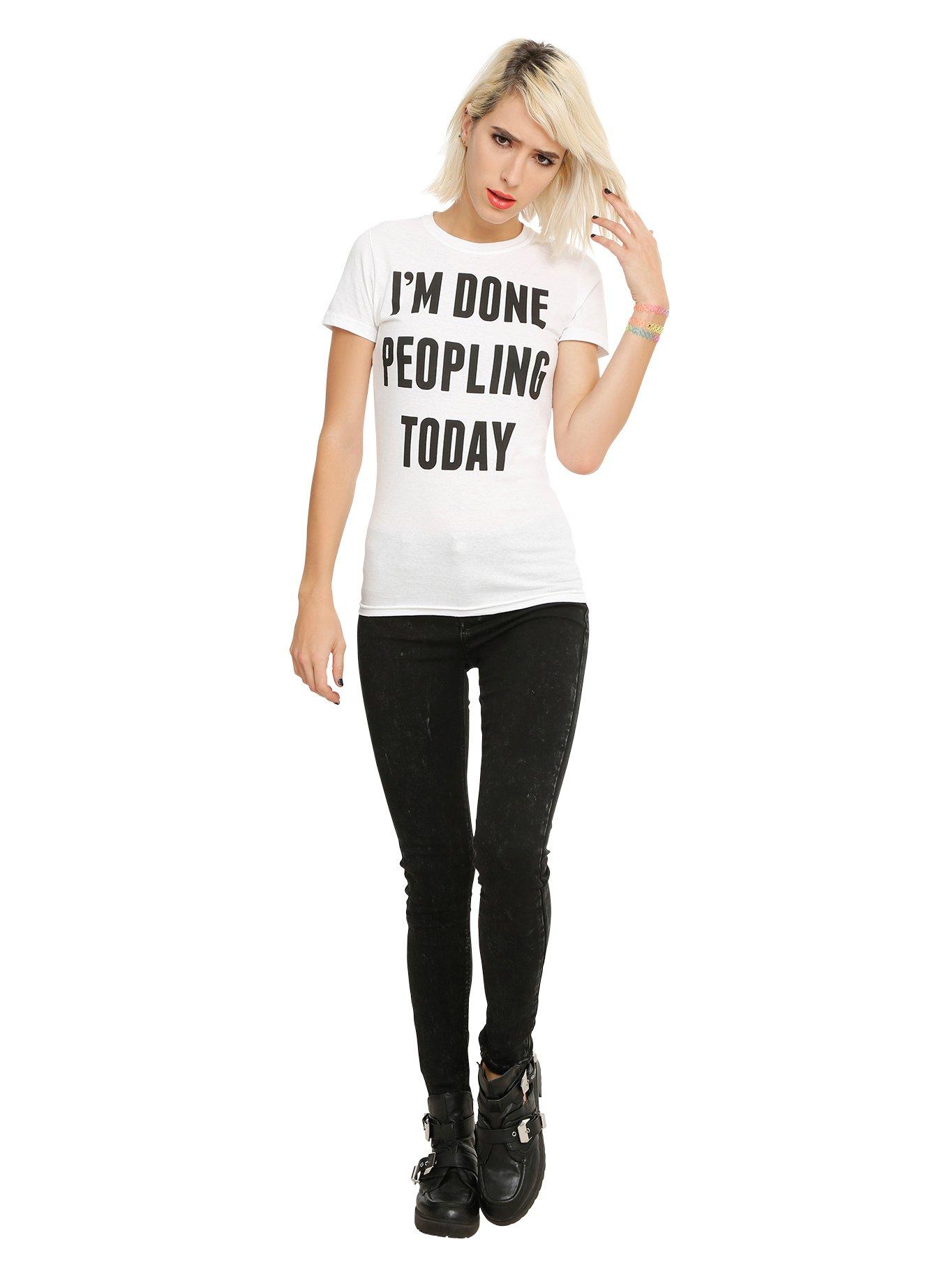 Done Peopling Today Girls T-Shirt, , alternate