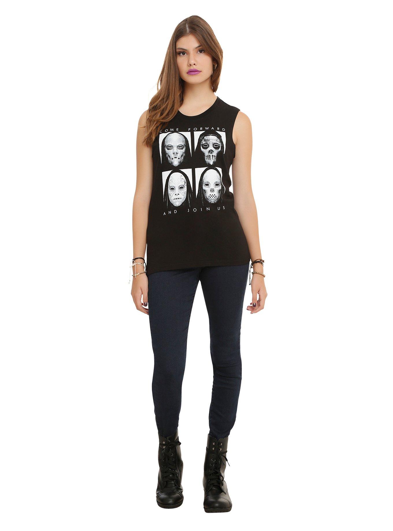 Harry Potter Death Eaters Girls Muscle Top, , alternate