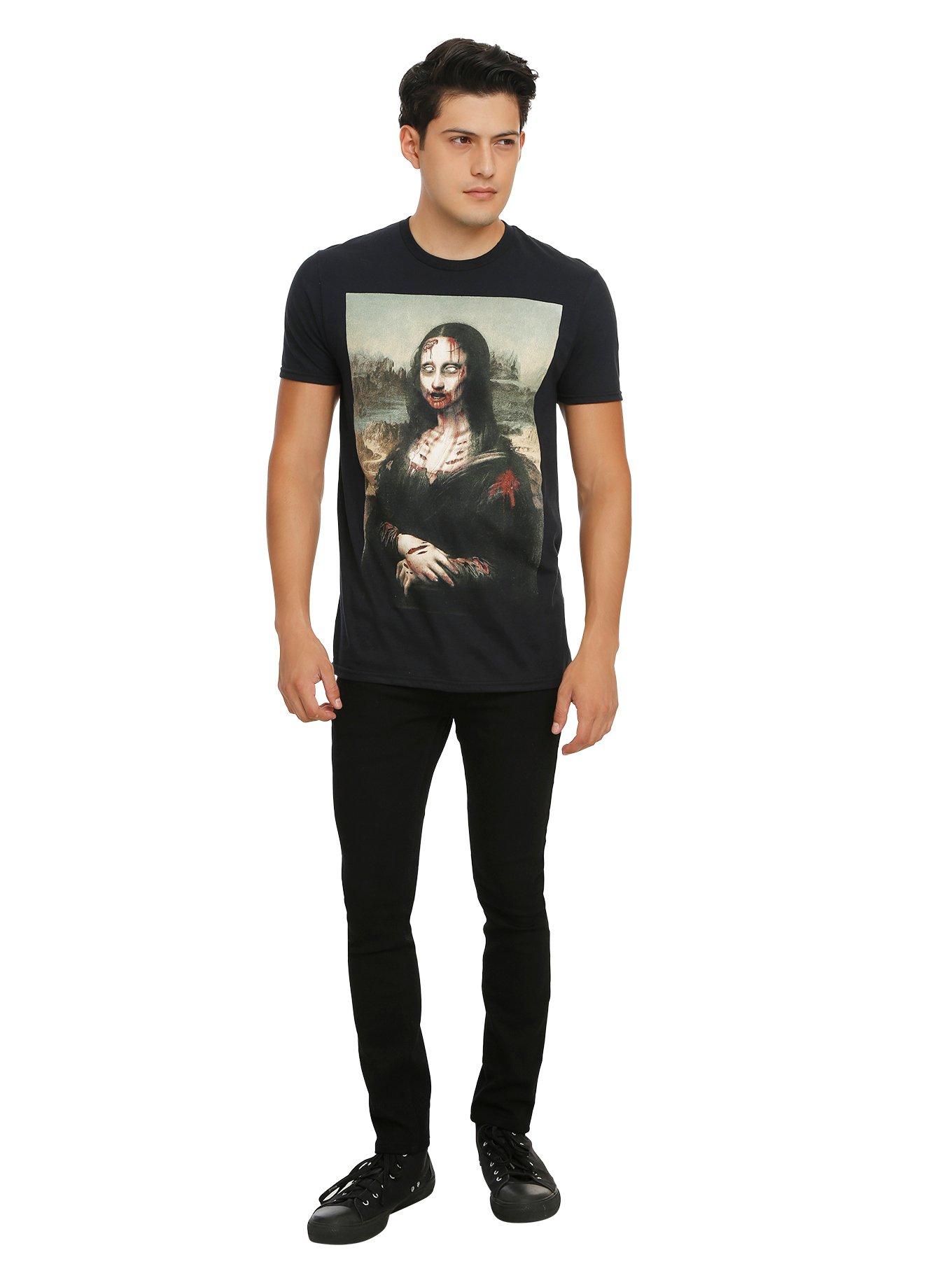 Zombie Mona Lisa T-Shirt, , alternate