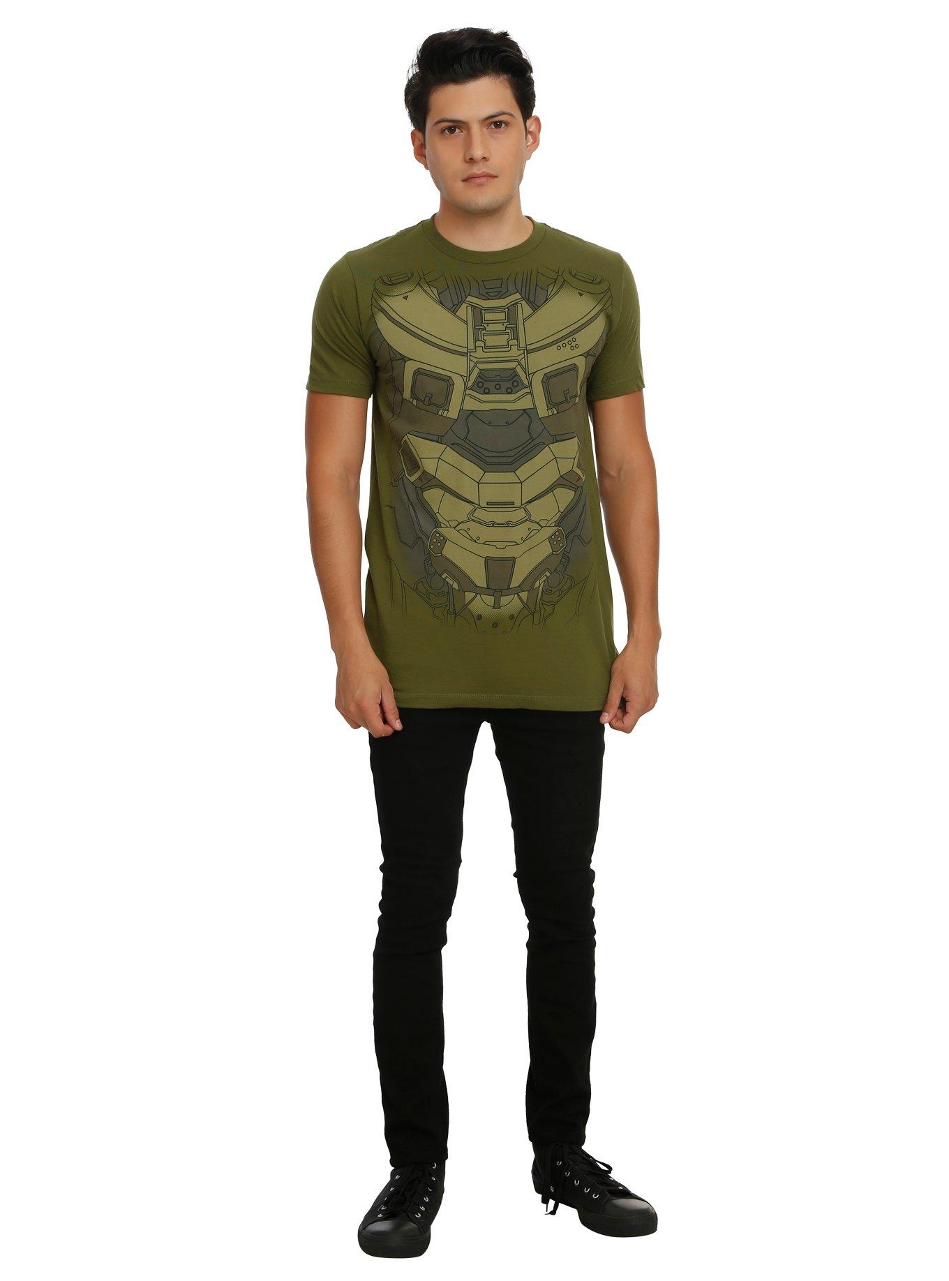 Halo Master Chief Costume T-Shirt, BLACK, alternate