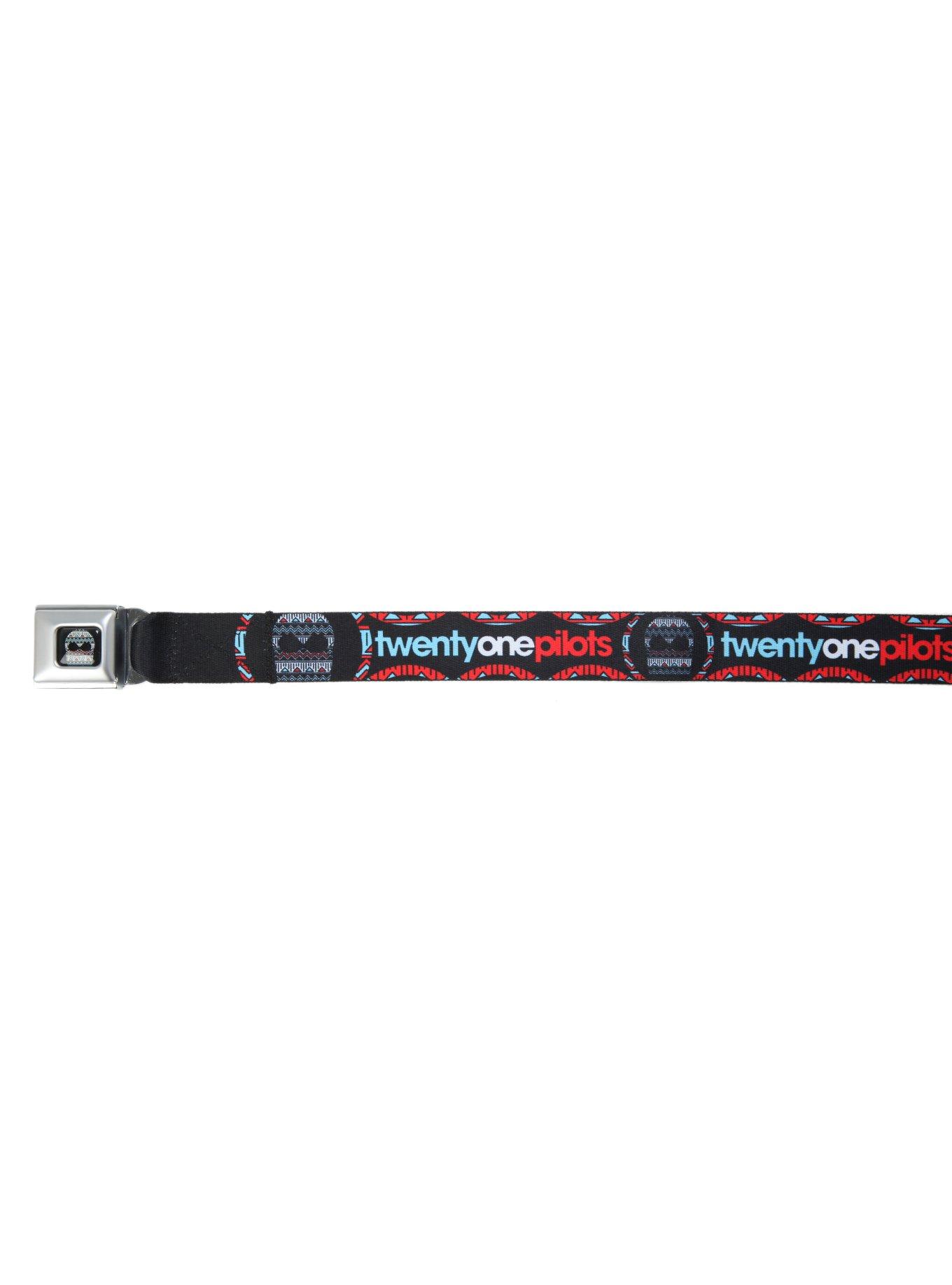 Twenty One Pilots Skull Seat Belt Belt, , alternate