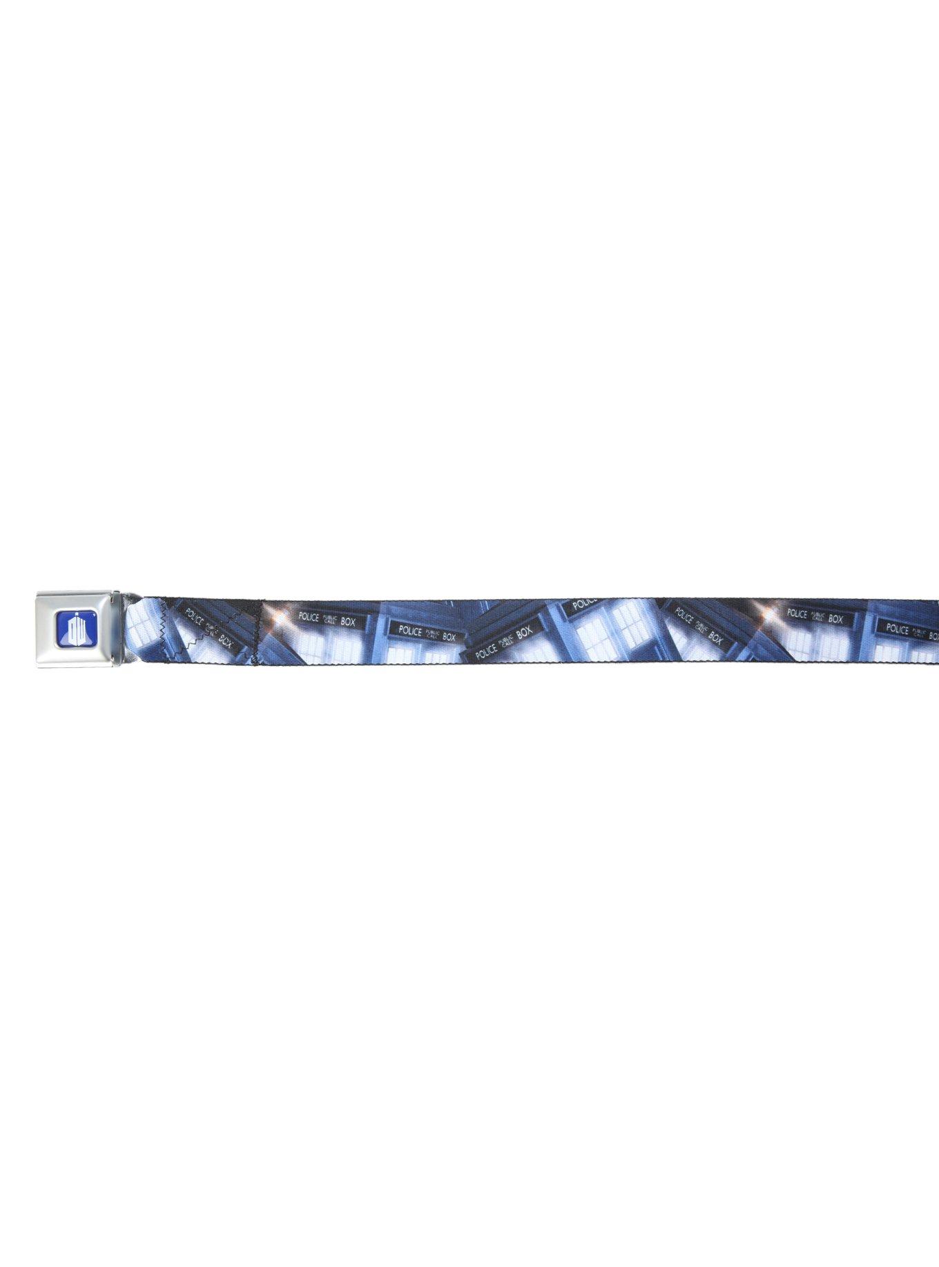 Doctor Who TARDIS Print Seat Belt Belt, , alternate