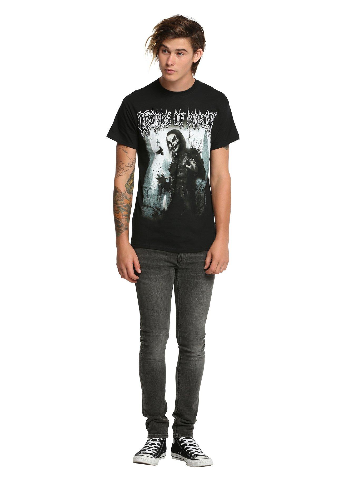 Cradle Of Filth Yours Immortally T-Shirt, BLACK, alternate