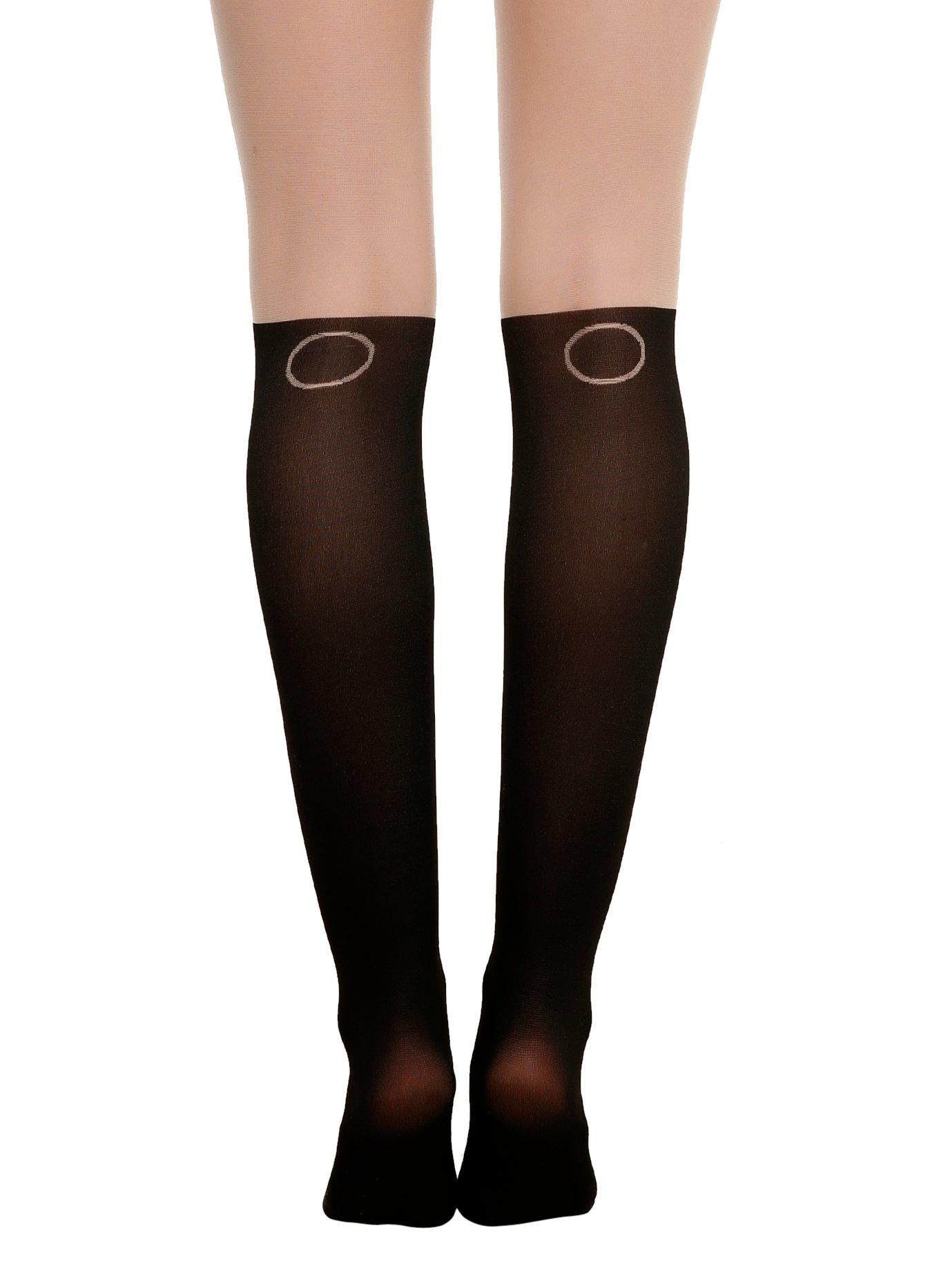 LOVEsick Alpaca Faux Thigh High Tights, , alternate