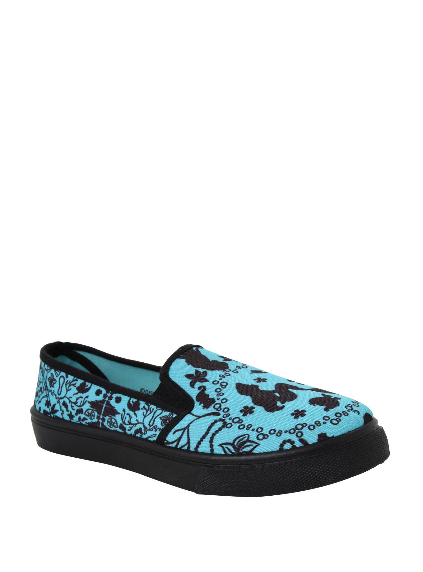 Disney The Little Mermaid Silhouette Slip-On Shoes, , alternate