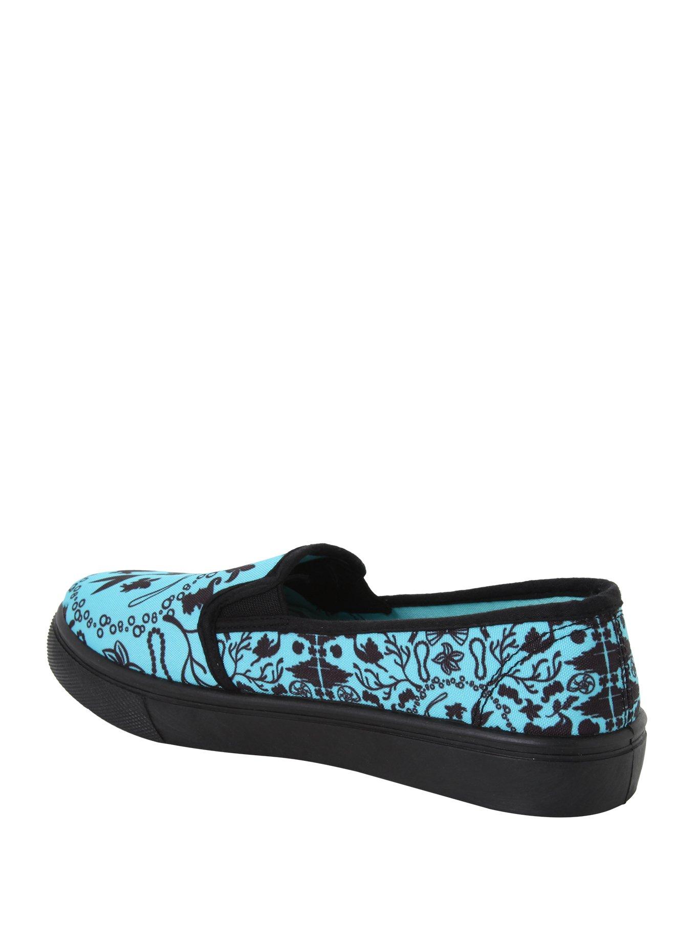 Disney The Little Mermaid Silhouette Slip-On Shoes, , alternate
