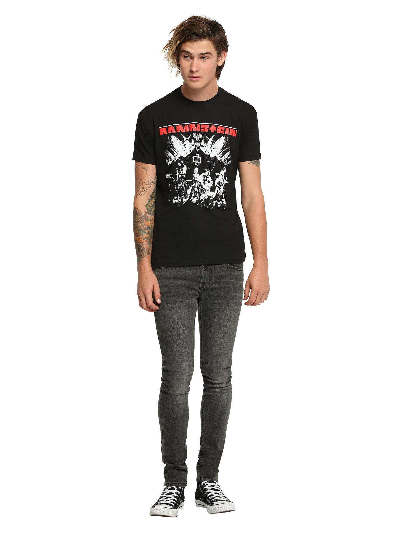 rammstein t shirt hot topic