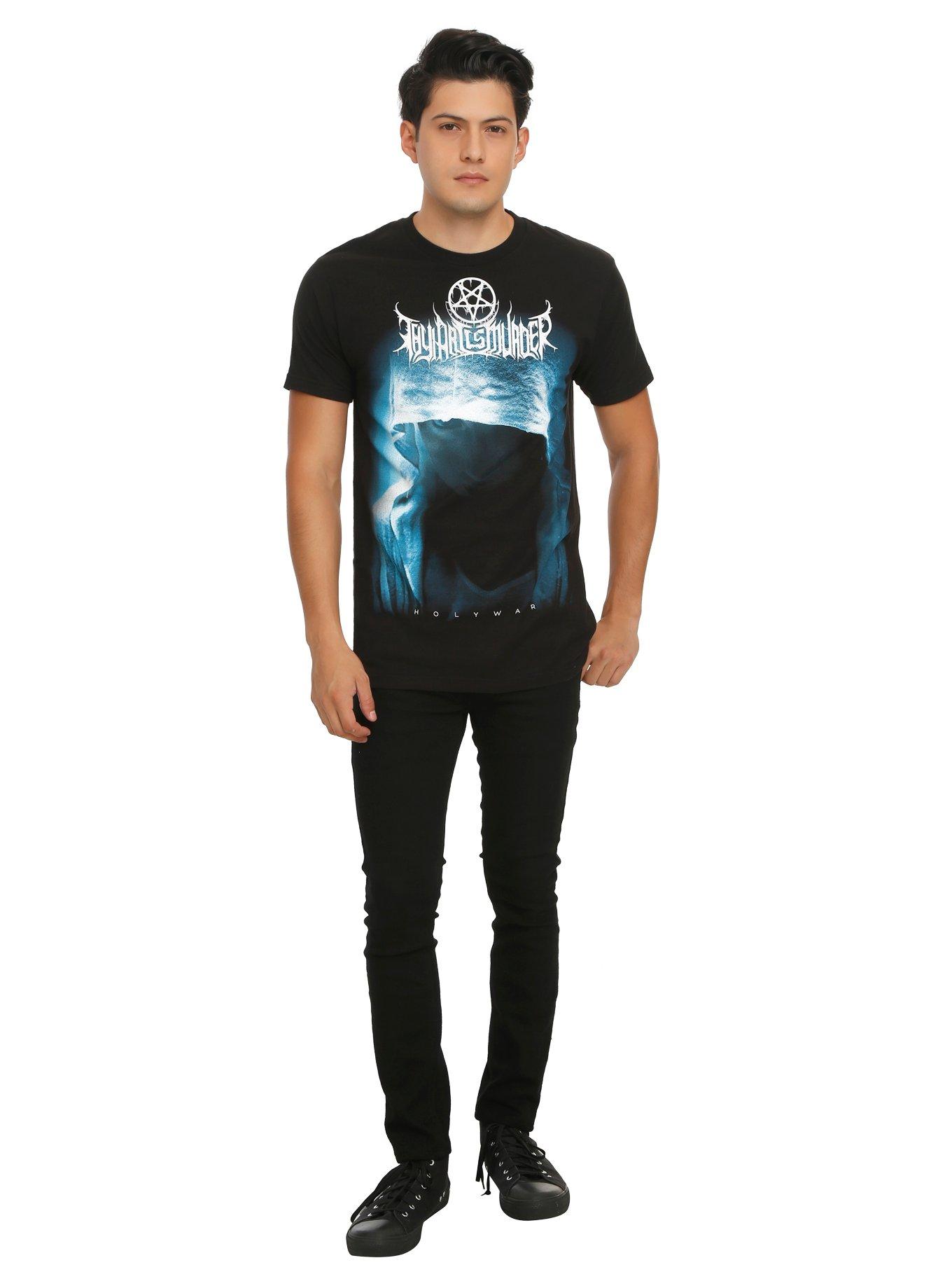 Thy Art Is Murder Holy War T-Shirt, BLACK, alternate