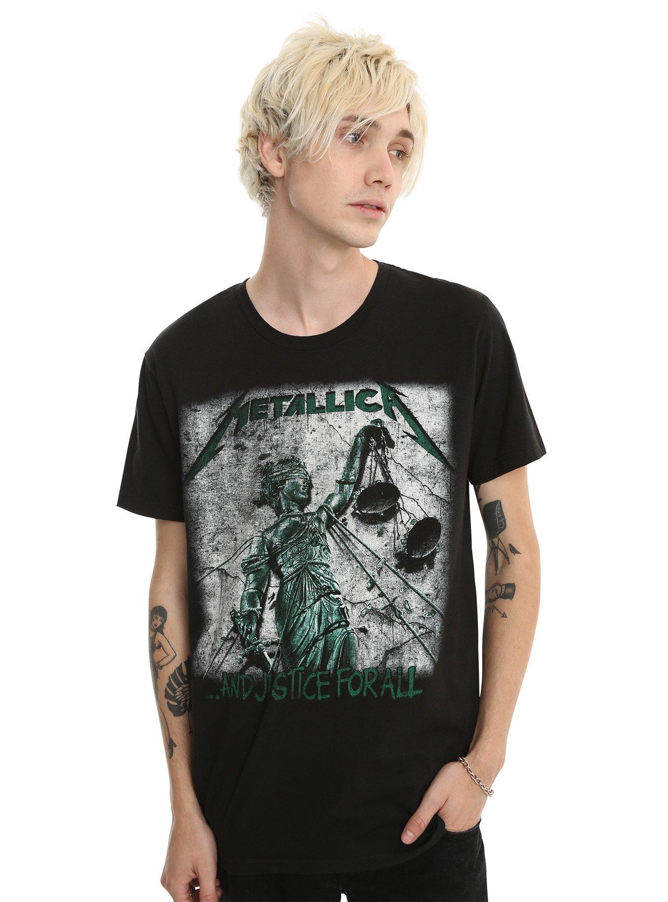 metallica hot topic shirt