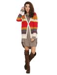 Doctor Who Fourth Doctor Striped Girls Cardigan, , alternate