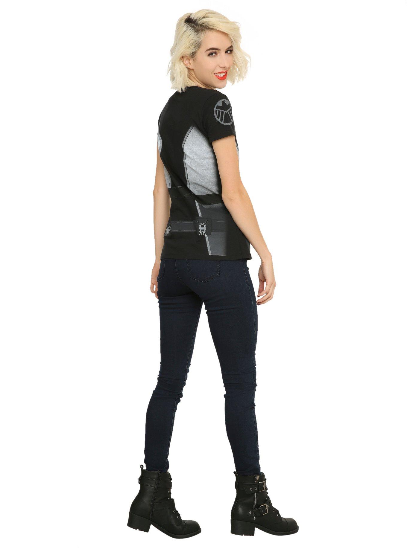 Marvel Black Widow Girls Costume T-Shirt, , alternate