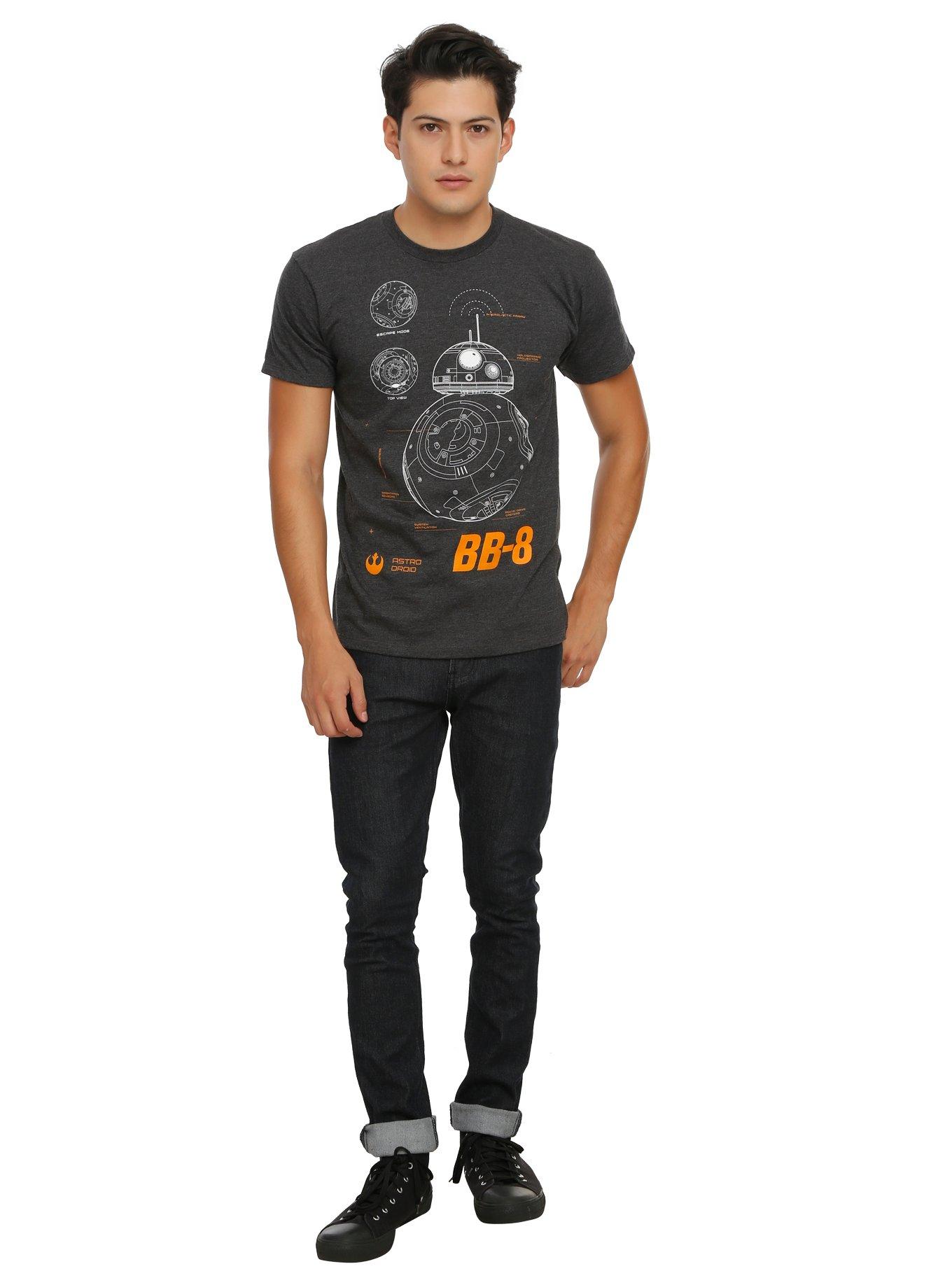 Star Wars: The Force Awakens BB-8 Schematic T-Shirt, , alternate