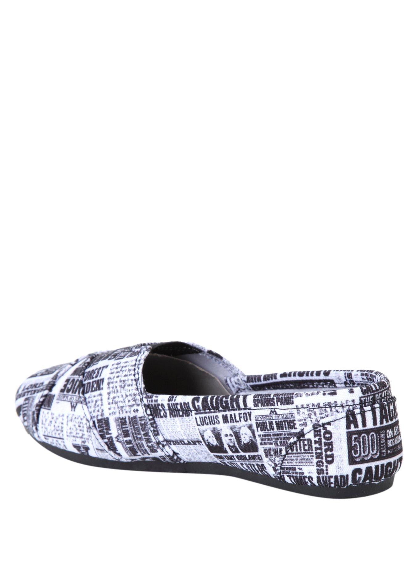 Harry Potter Newspaper Slip-On Shoe, , alternate