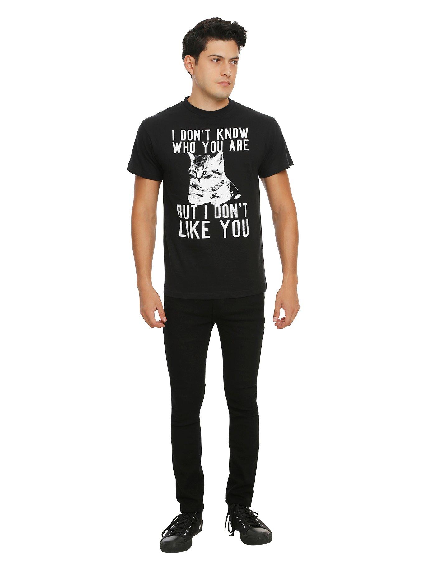 I Don't Like You Cat T-Shirt, , alternate