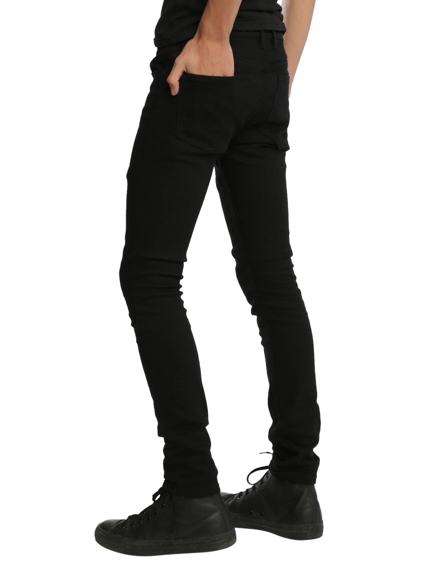 XXX RUDE Black 30 Inch Inseam Stinger Jeans, , alternate