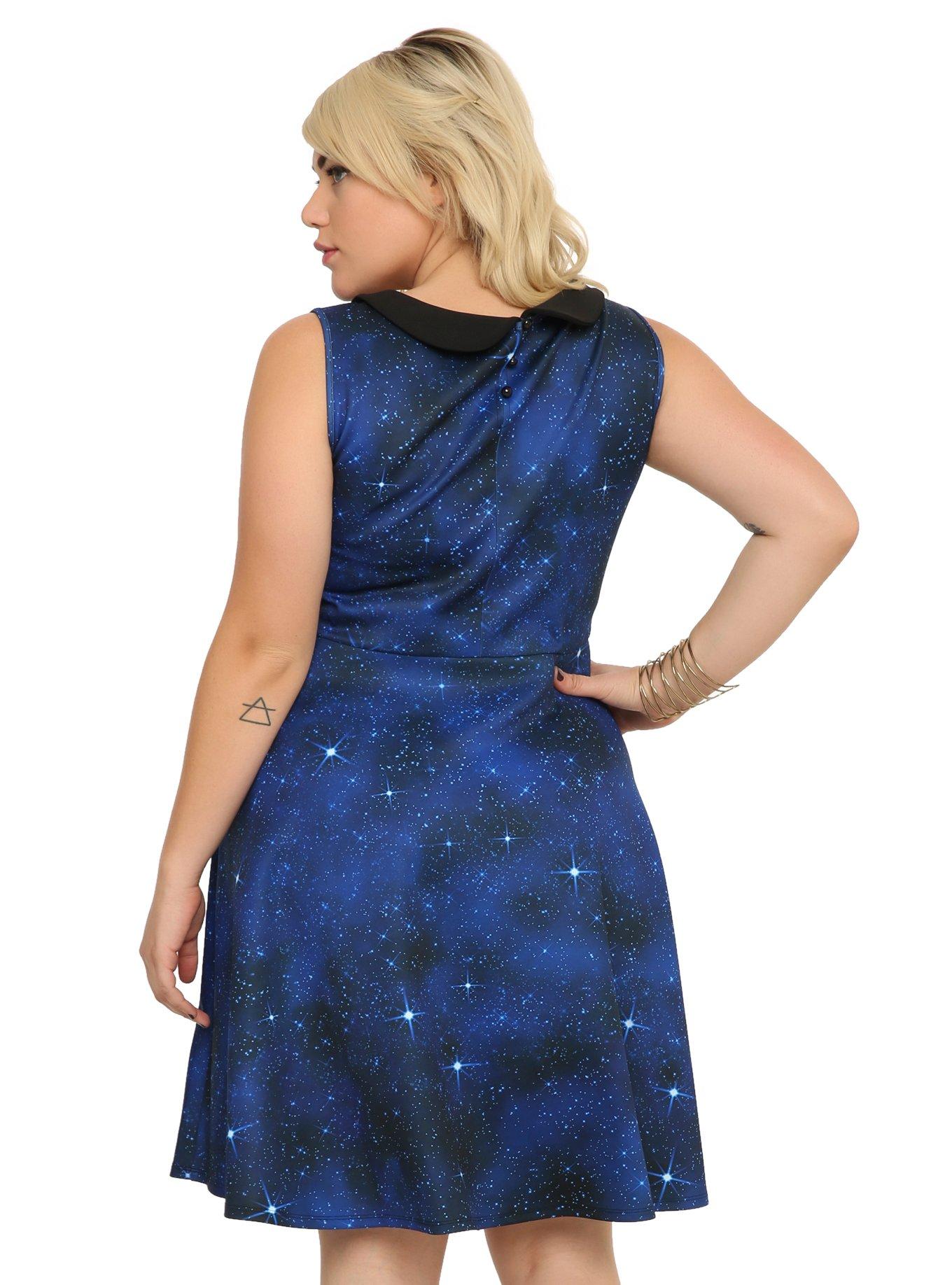 Doctor Who Galaxy Dress Plus Size, , alternate