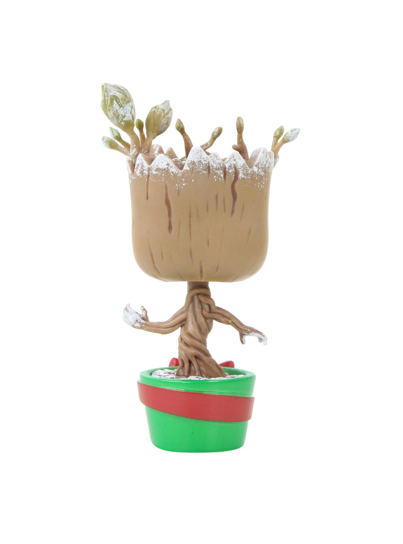 Funko Marvel Guardians Of The Galaxy Pop! Holiday Dancing Groot Vinyl Bobble-Head Hot Topic Exclusive, , alternate
