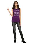 I Have Mystical Powers Girls Muscle Top, , alternate